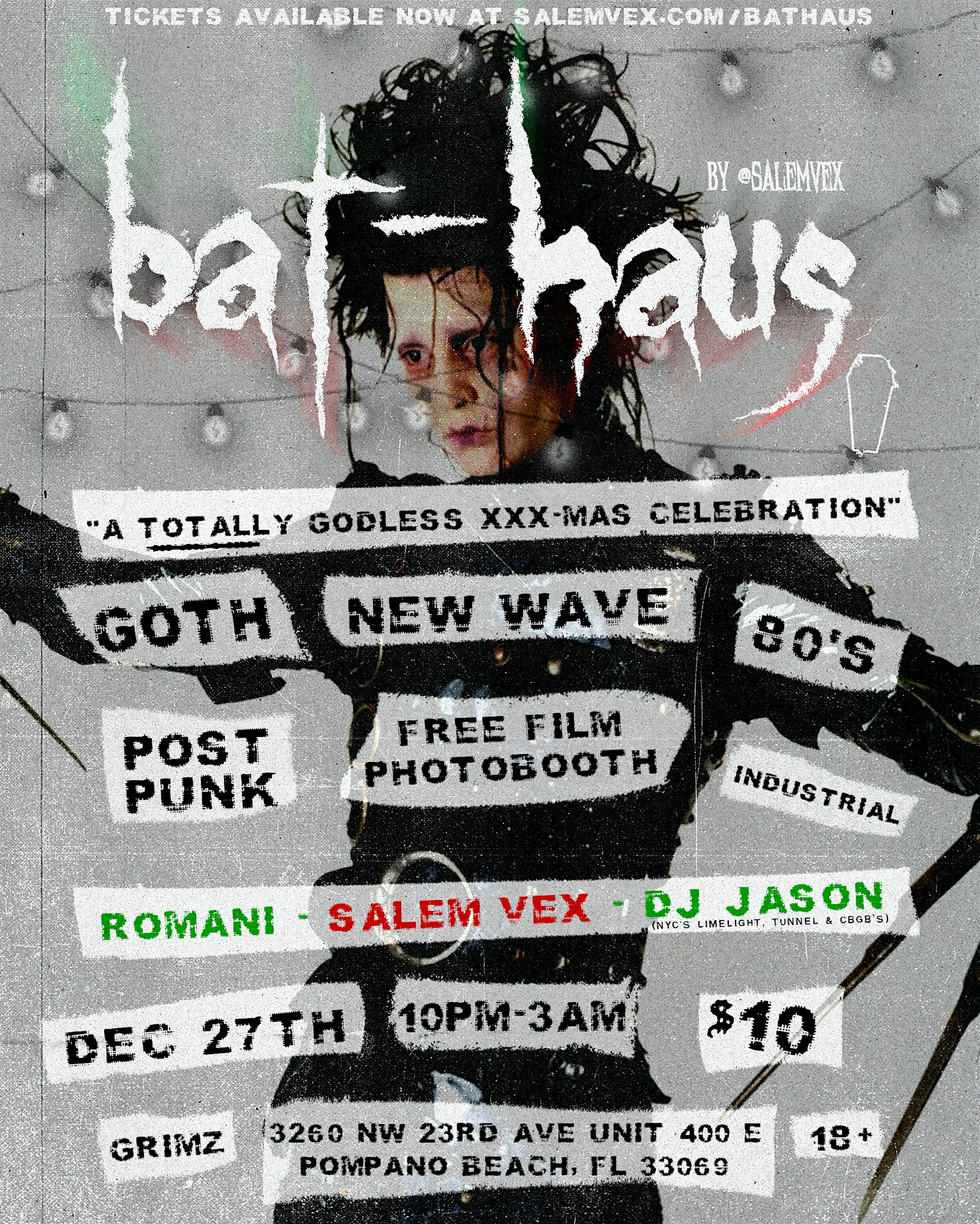 Bat-Haus 7 (Goth / 80’s Night) – Pompano Beach, FL