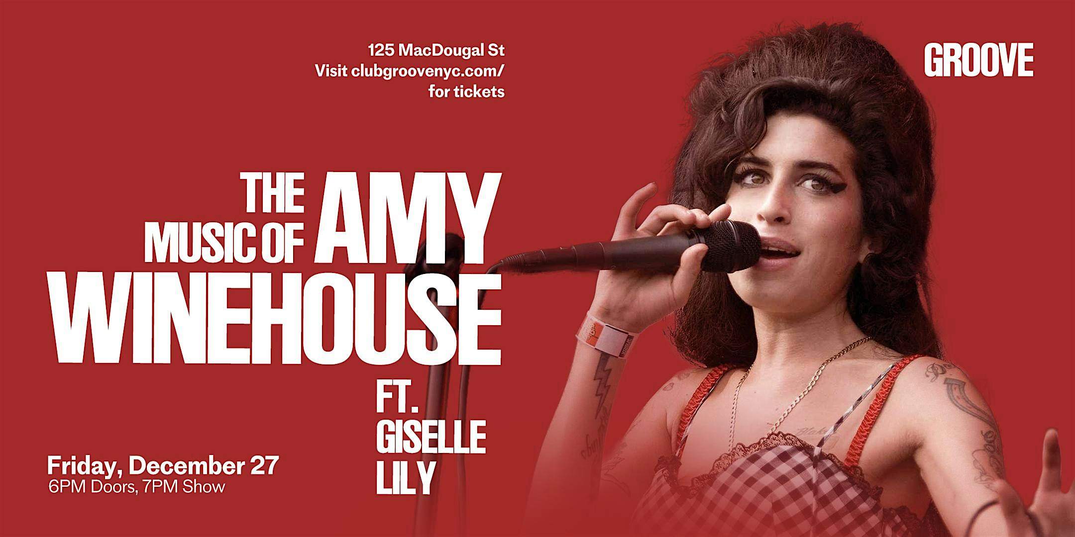 The Music of Amy Winehouse – New York, NY