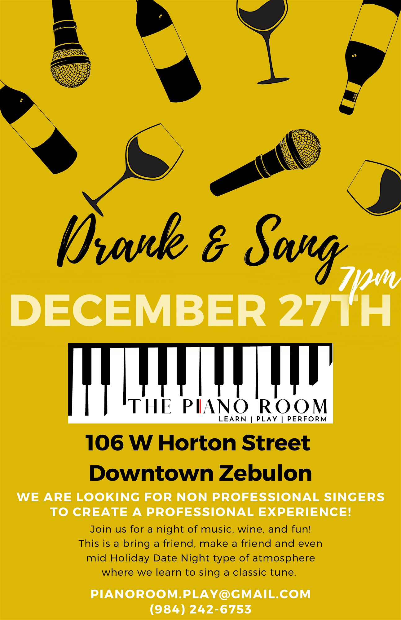 Drank and Sang – Zebulon, NC