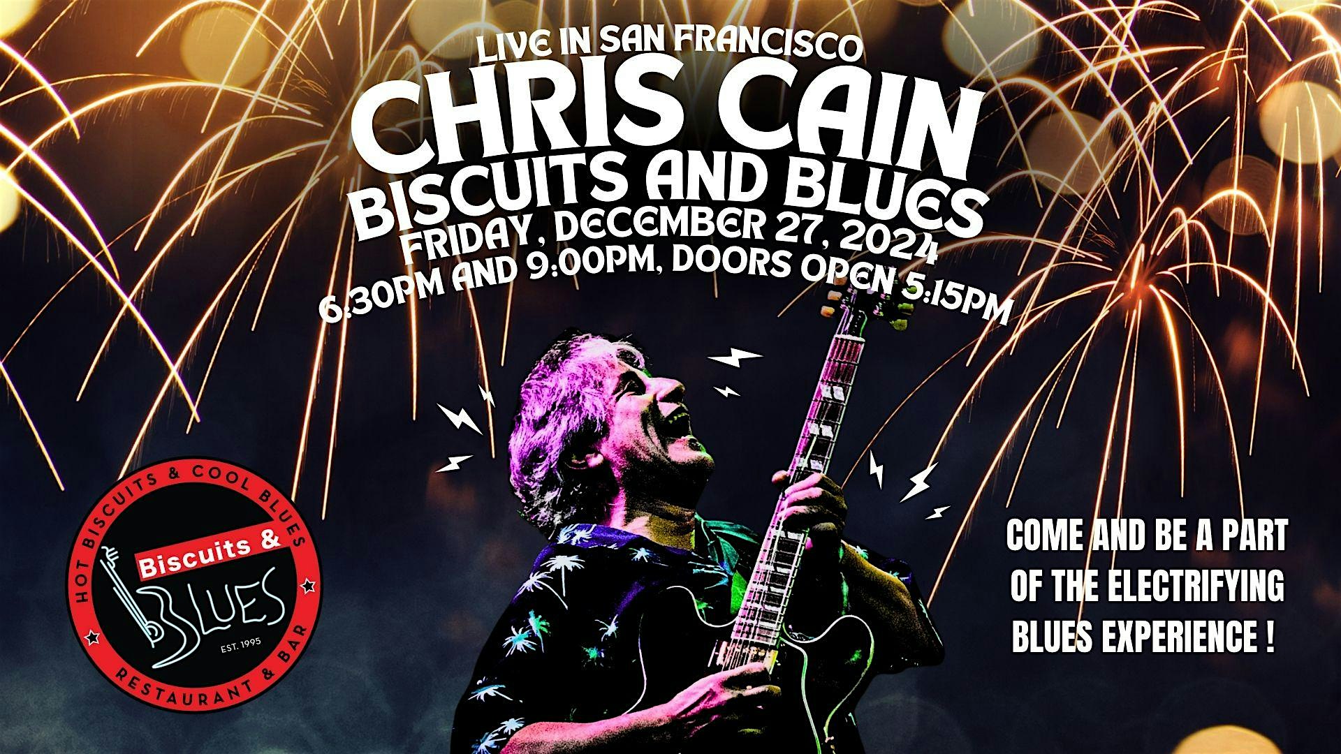 Chris Cain Live in San Francisco – San Francisco, CA