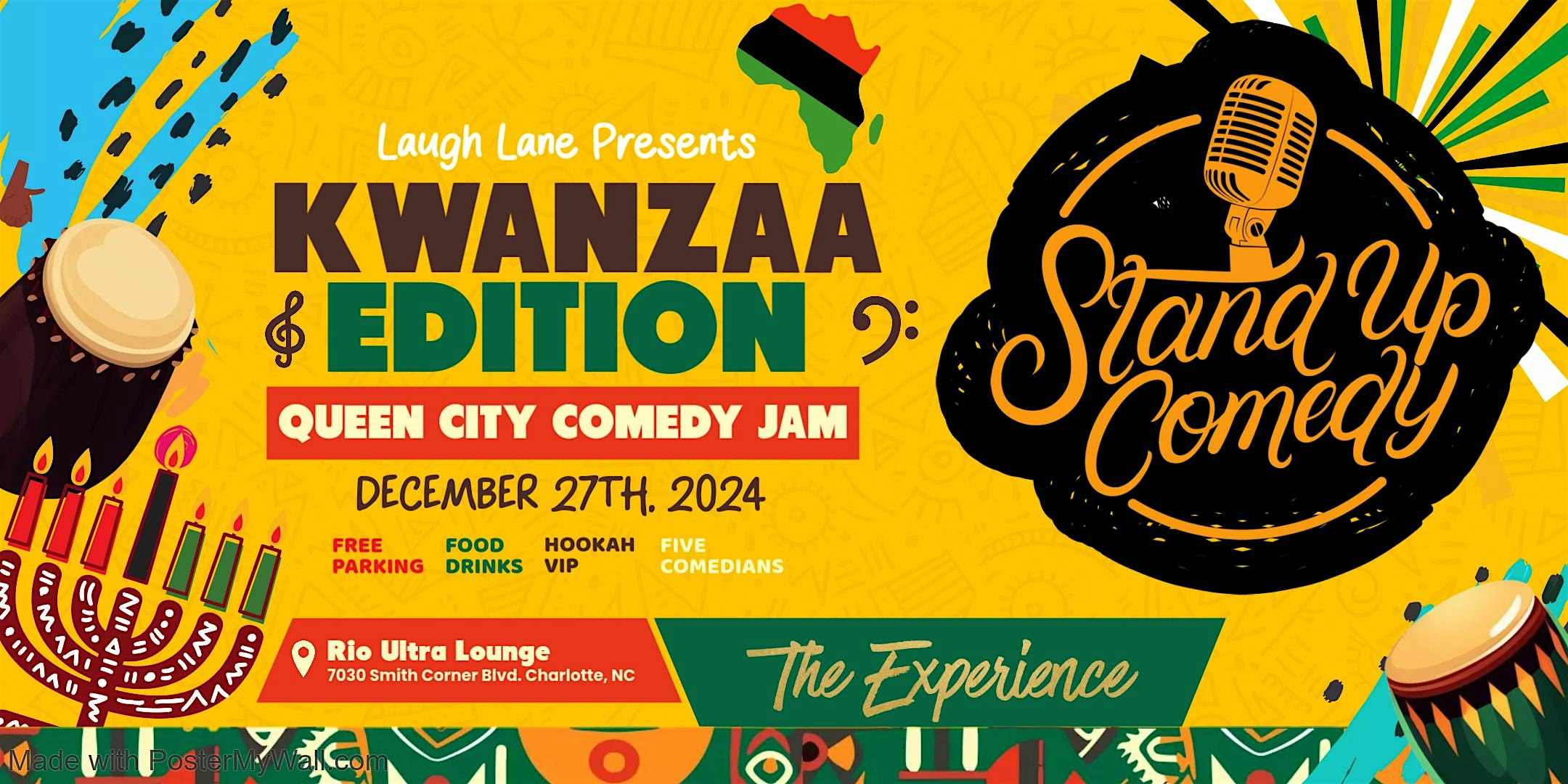 Kwanzaa Edition: Queen City Comedy Jam – Charlotte, NC