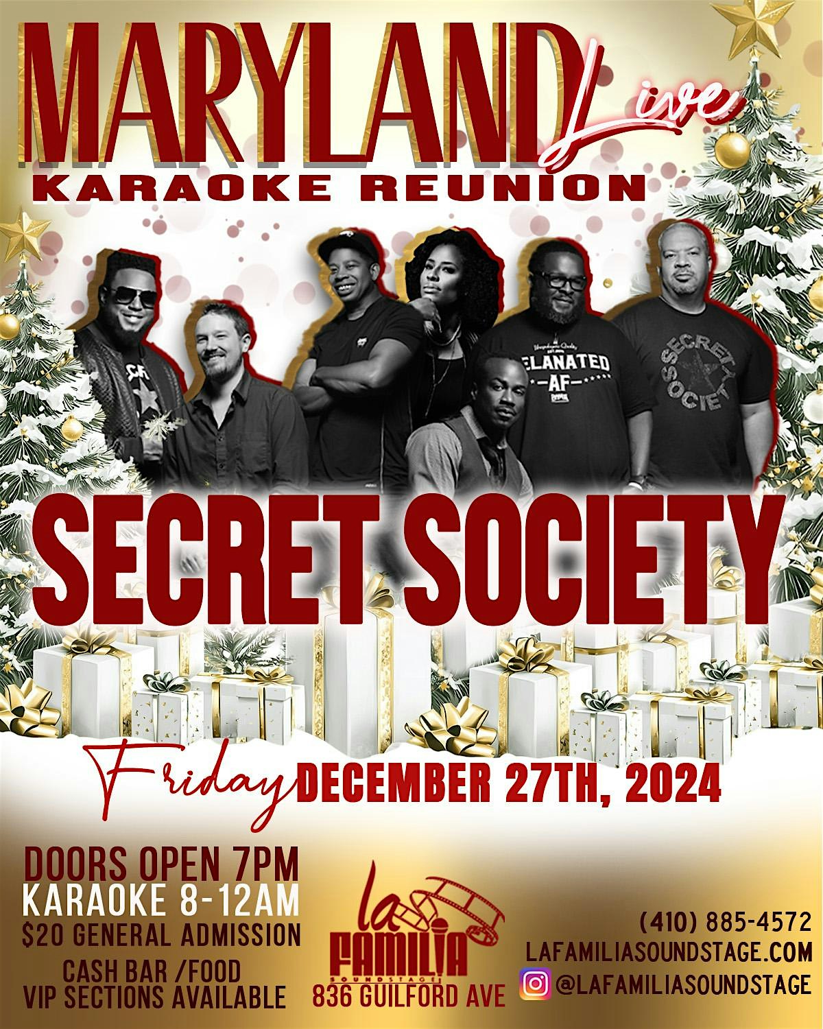 Karaoke LIVE with Secret Society – Baltimore, MD