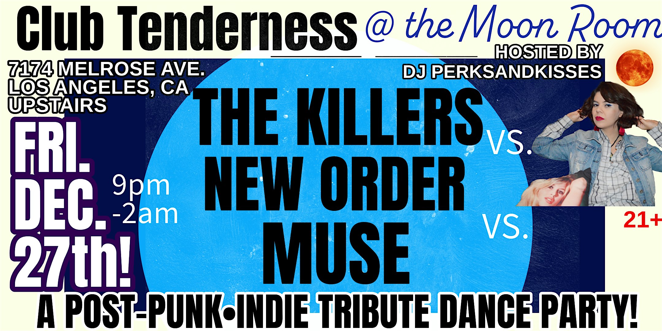 THE KILLERS VS. NEW ORDER VS. MUSE: INDIE•POST-PUNK TRIBUTE DANCE PARTY! – Los Angeles, CA