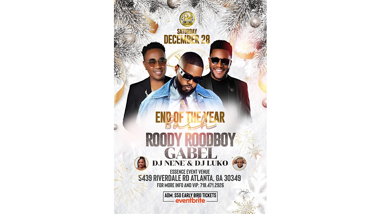 End of the Year Kompa Bash at Essence Lounge Ft. Roody Roodboy & Gabel – Atlanta, GA