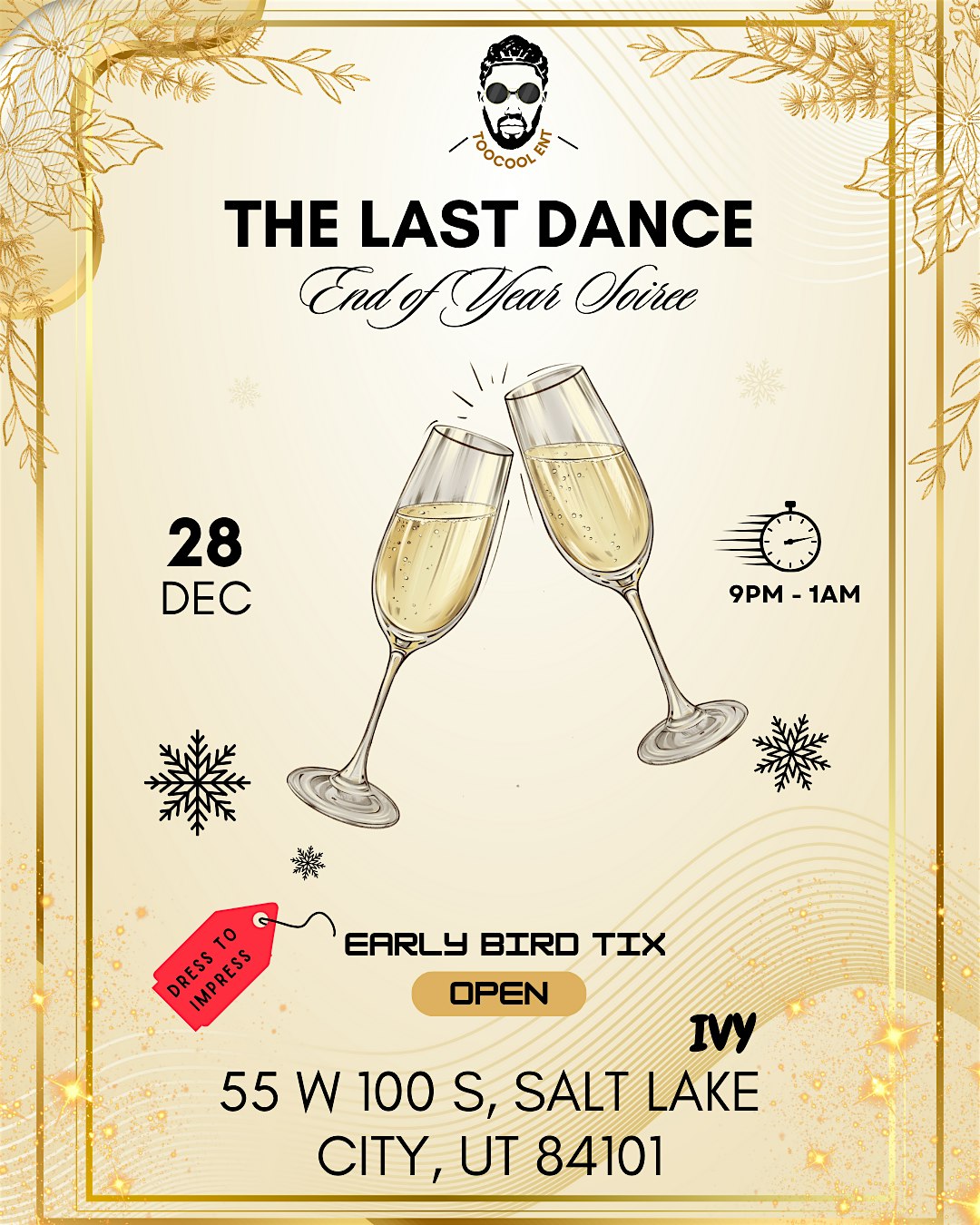 THE LAST DANCE – End Of Year Soiree – Salt Lake City, UT