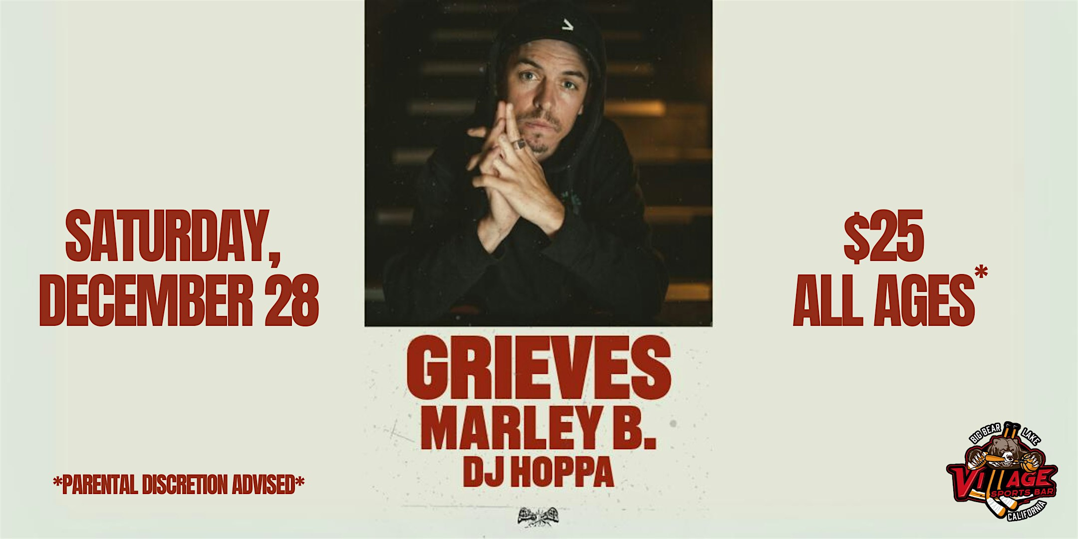 Grieves: Featuring Marley B. & DJ Hoopa – Big Bear Lake, CA