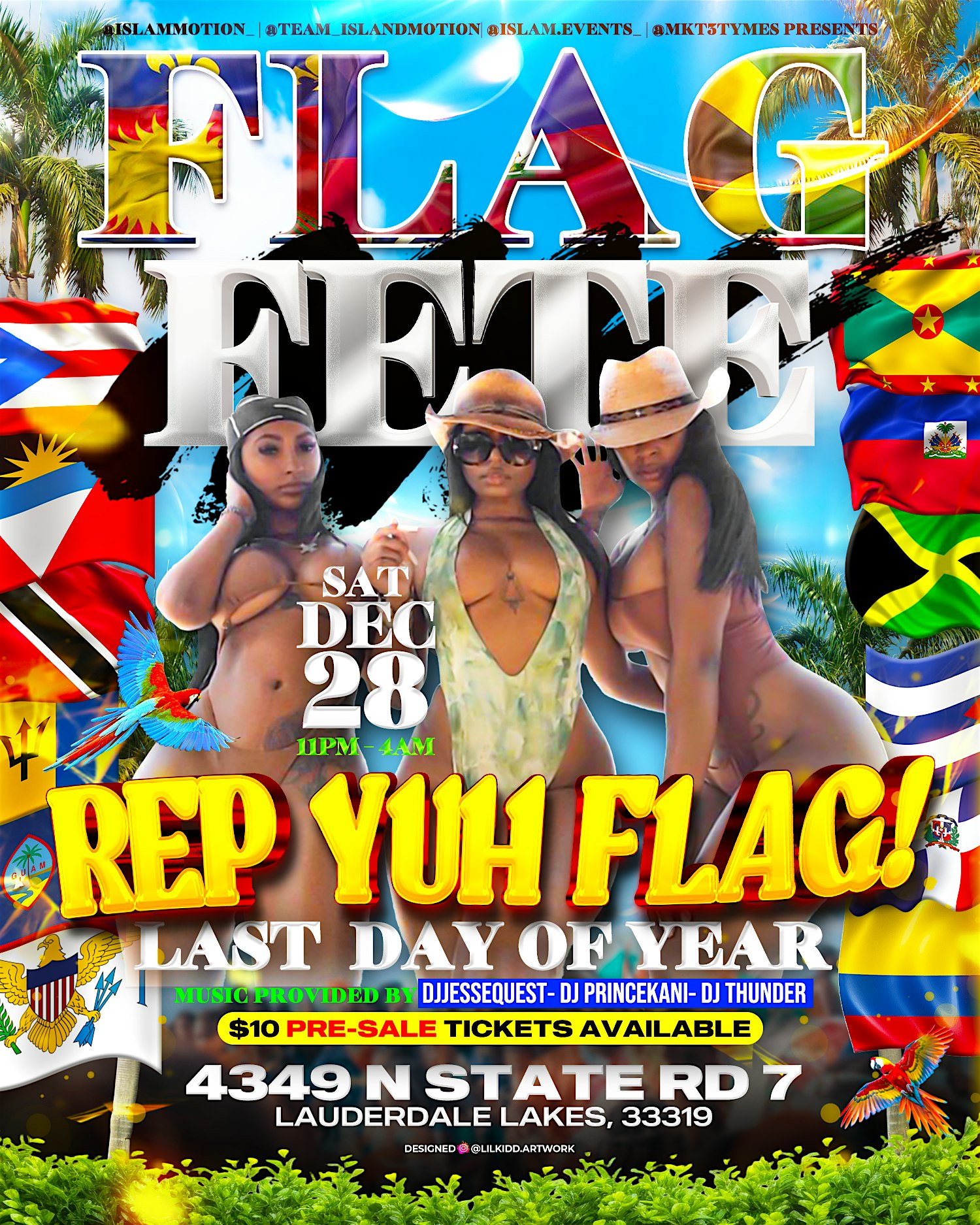 FLAG FETE REP YUH FLAG – Lauderhill, FL