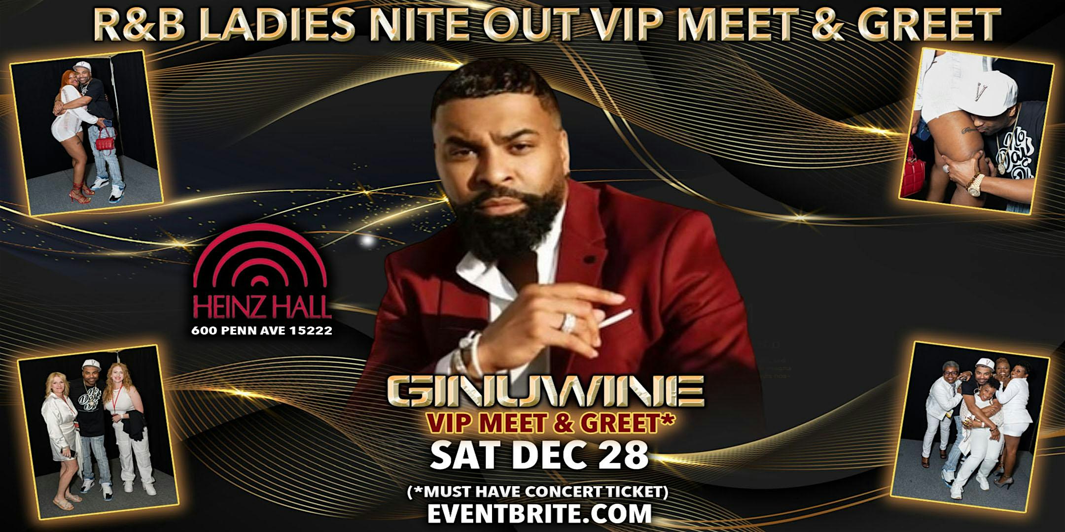 R&B Ladies Nite GINUWINE VIP Meet & Greet | After Party @ The Social House – Pittsburgh, PA