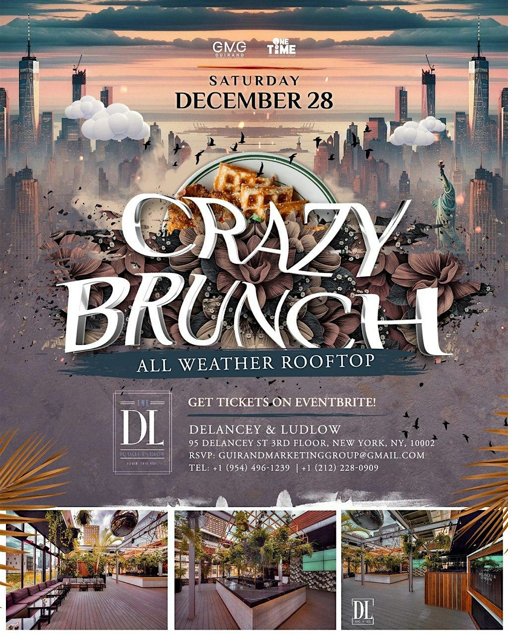 CRAZY BRUNCH NYC CONCERT WEEKEND EDITION – New York, NY