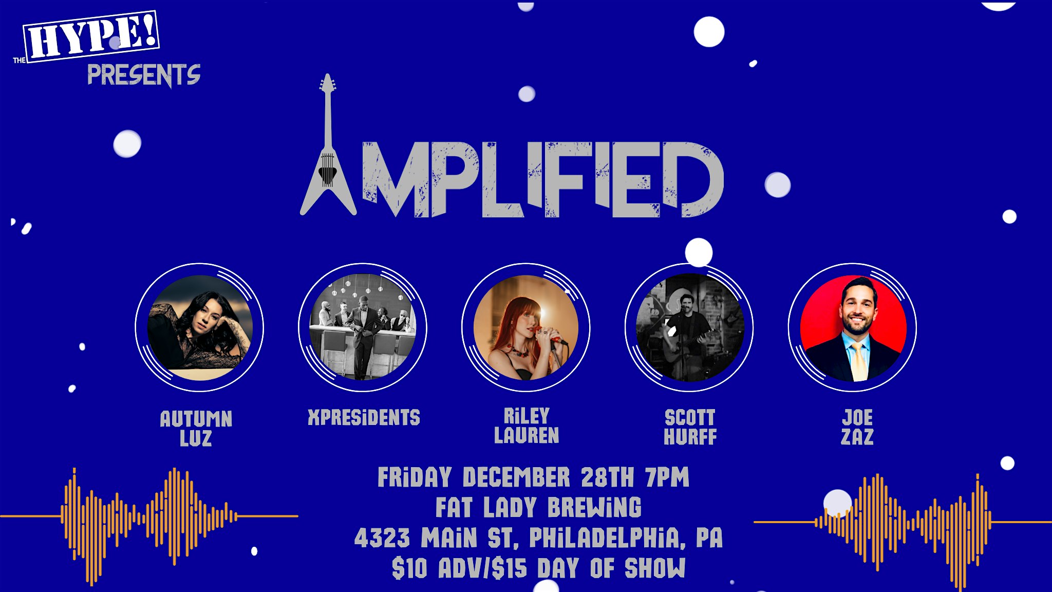 The Hype Presents Amplified at Fat Lady Brewing – Philadelphia, PA