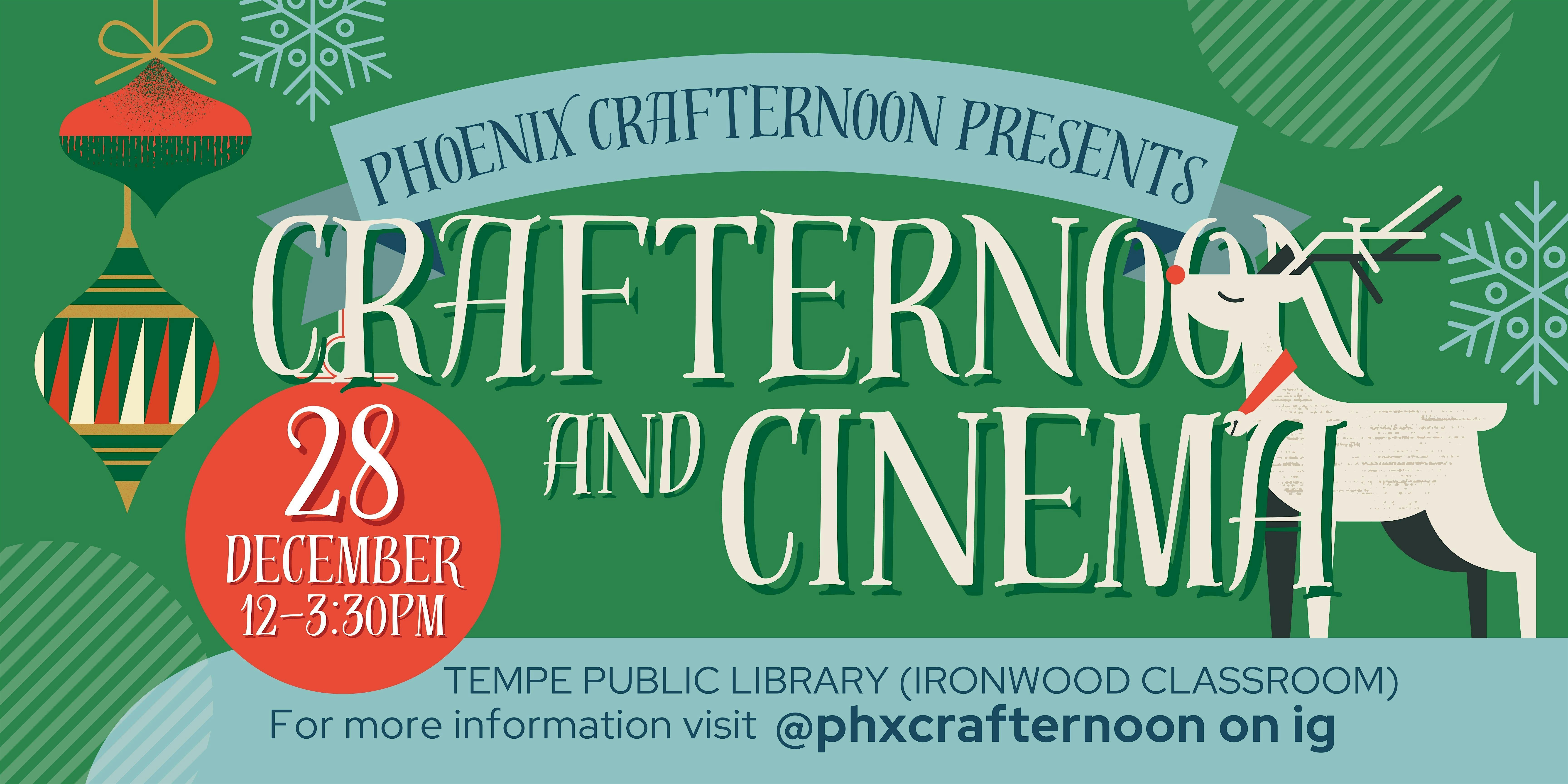 Phoenix Crafternoon & Cinema Christmas Event – Tempe, AZ