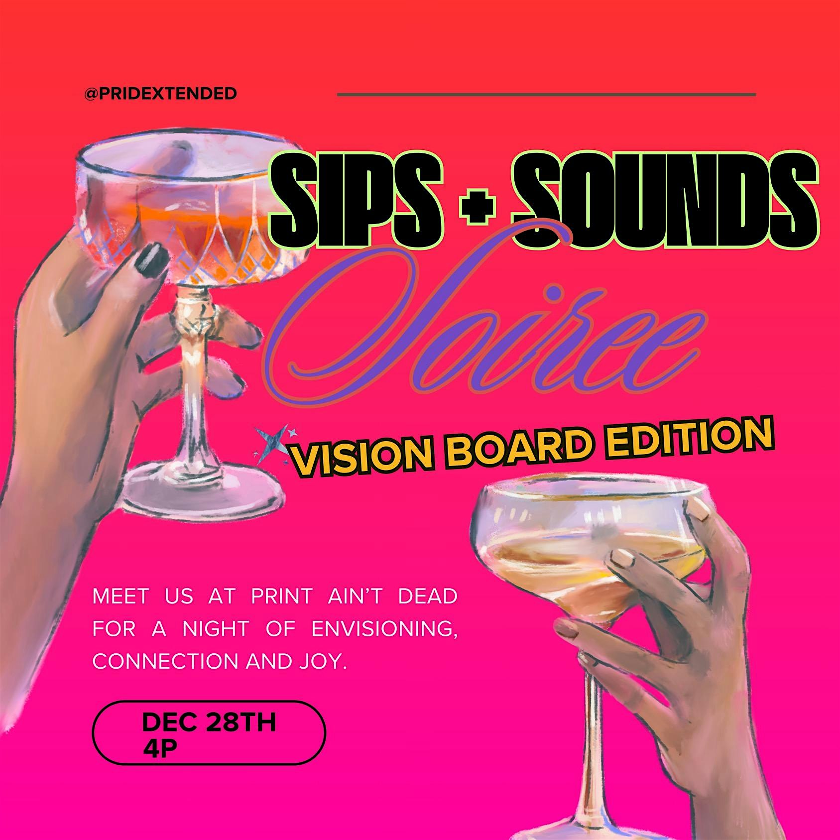 Sips and Sounds Soiree: Vision Board Edition – Boston, MA