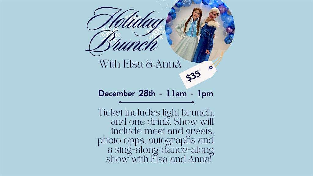 Holiday Brunch with Elsa & Anna – Hamburg, NY