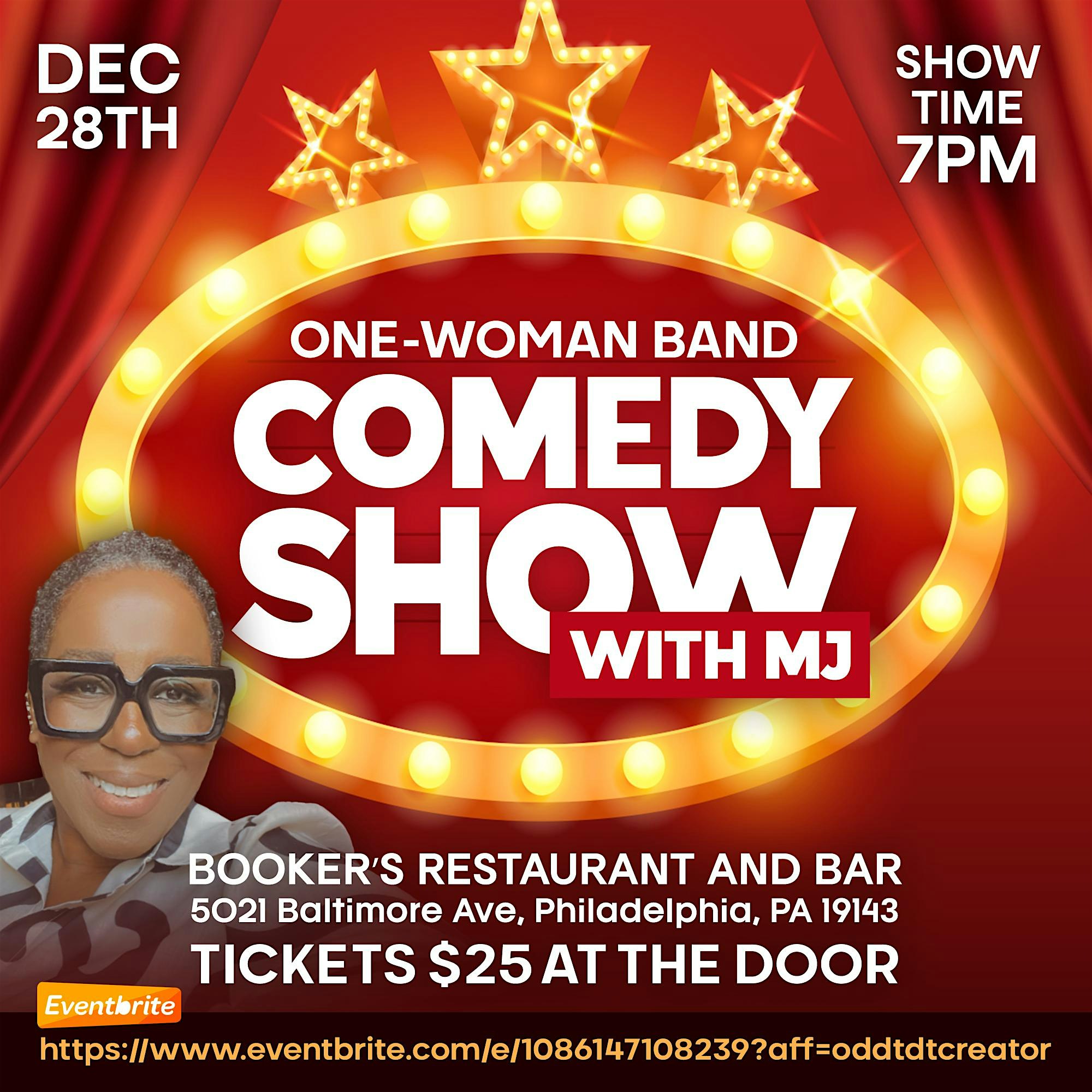 One-Woman Band Comedy Show with MJ – Philadelphia, PA