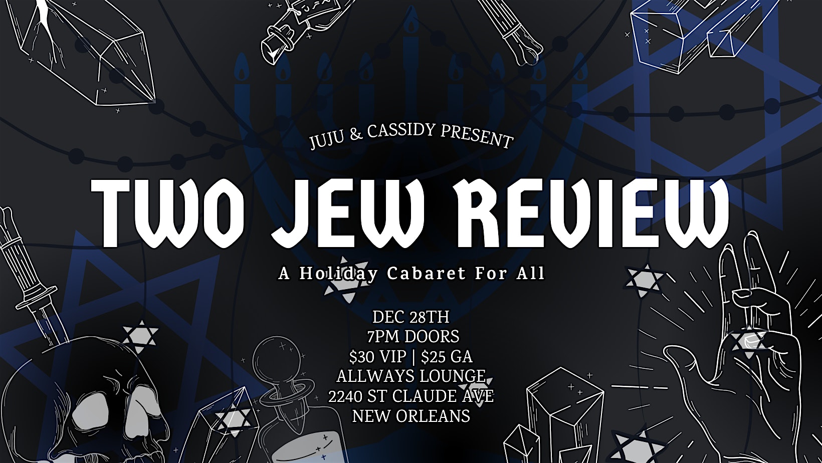 Juju & Cassidy’s – TWO JEW REVIEW – New Orleans, LA