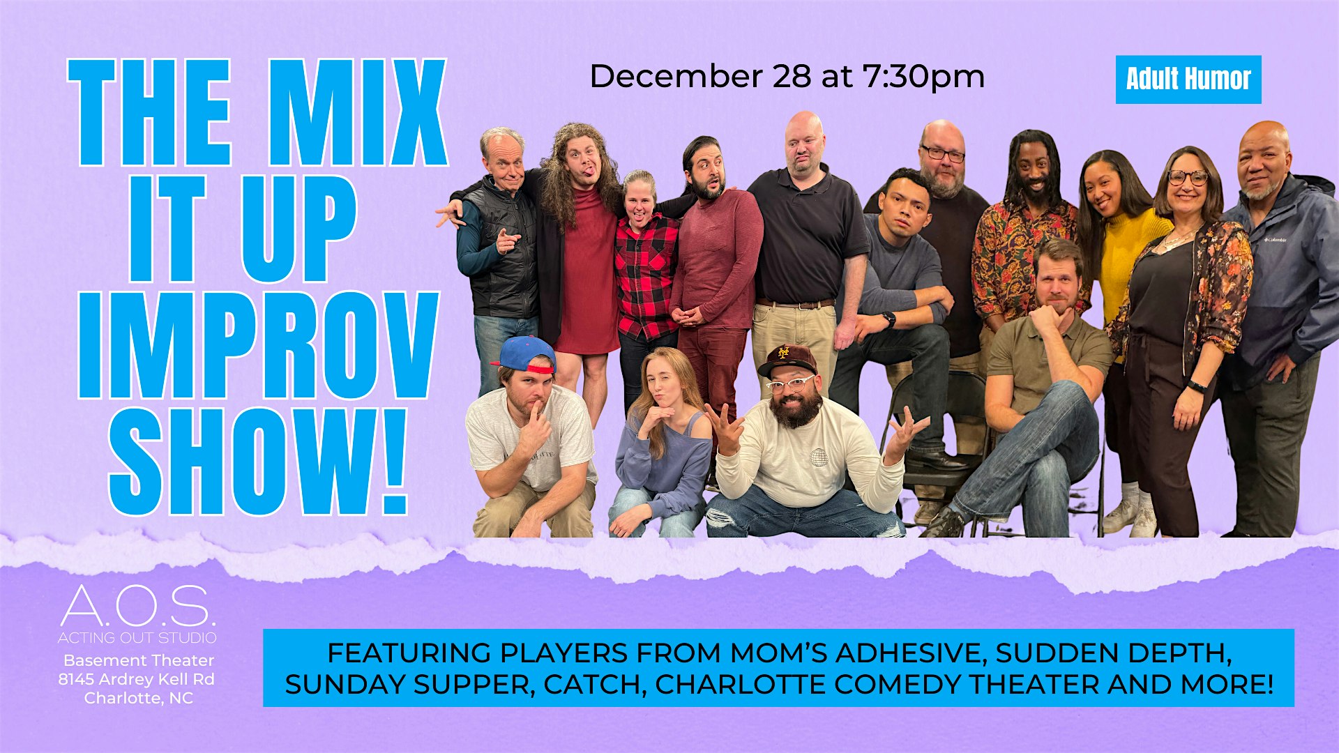 Mix It Up Improv Show at Acting Out Studio! Adult Humor! – Charlotte, NC