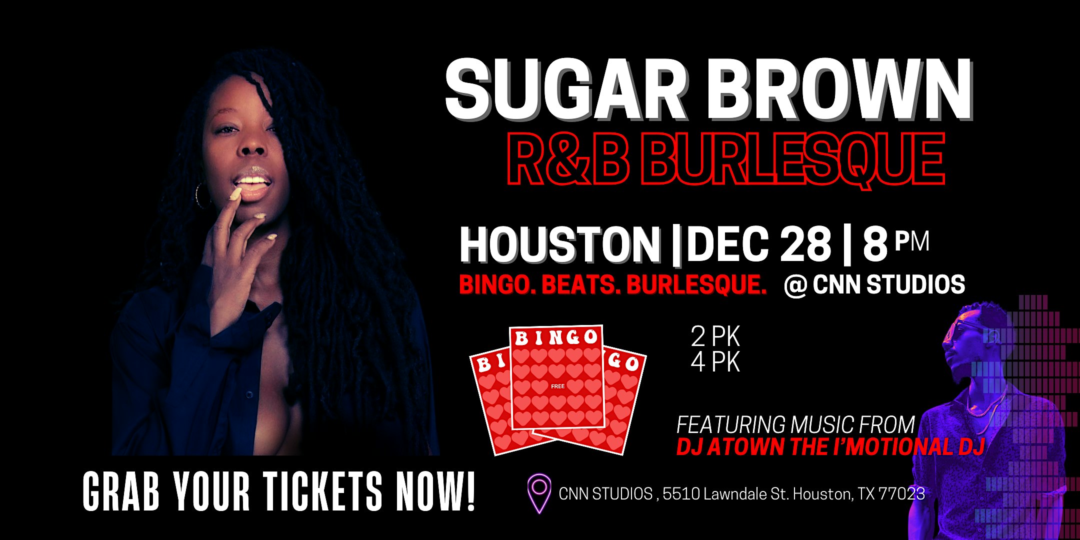 Sugar Brown Comedy R&B Burlesque | Houston – Houston, TX