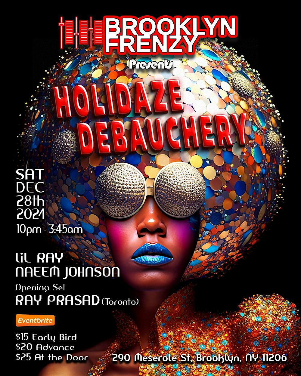 THE BROOKLYN FRENZY PRESENTS HOLIDAZE DEBAUCHERY – Brooklyn, NY