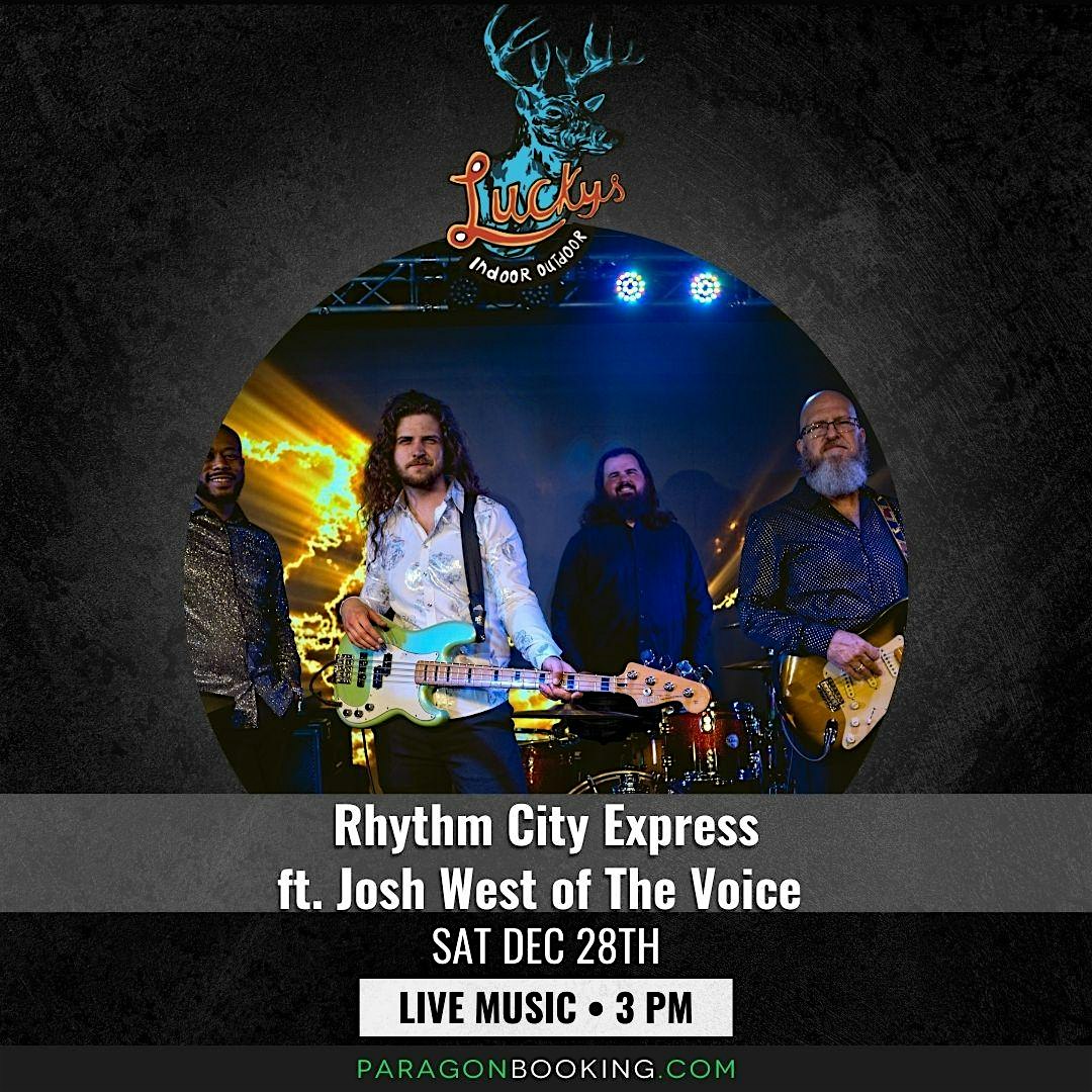 2nd Street Patio Party : Live Music in Roosevelt Row featuring Rhythm City Express ft. Josh West of The Voice at Luckys Indoor Outdoor – ,