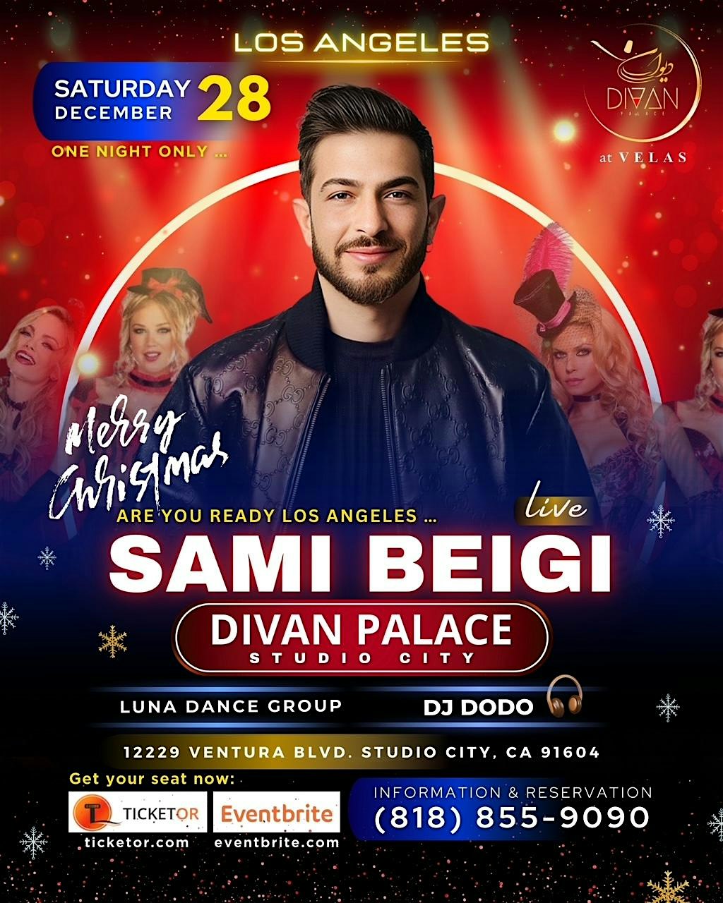 Sami Beigi Live at Divan Palace … Dinner Dance – Los Angeles, CA