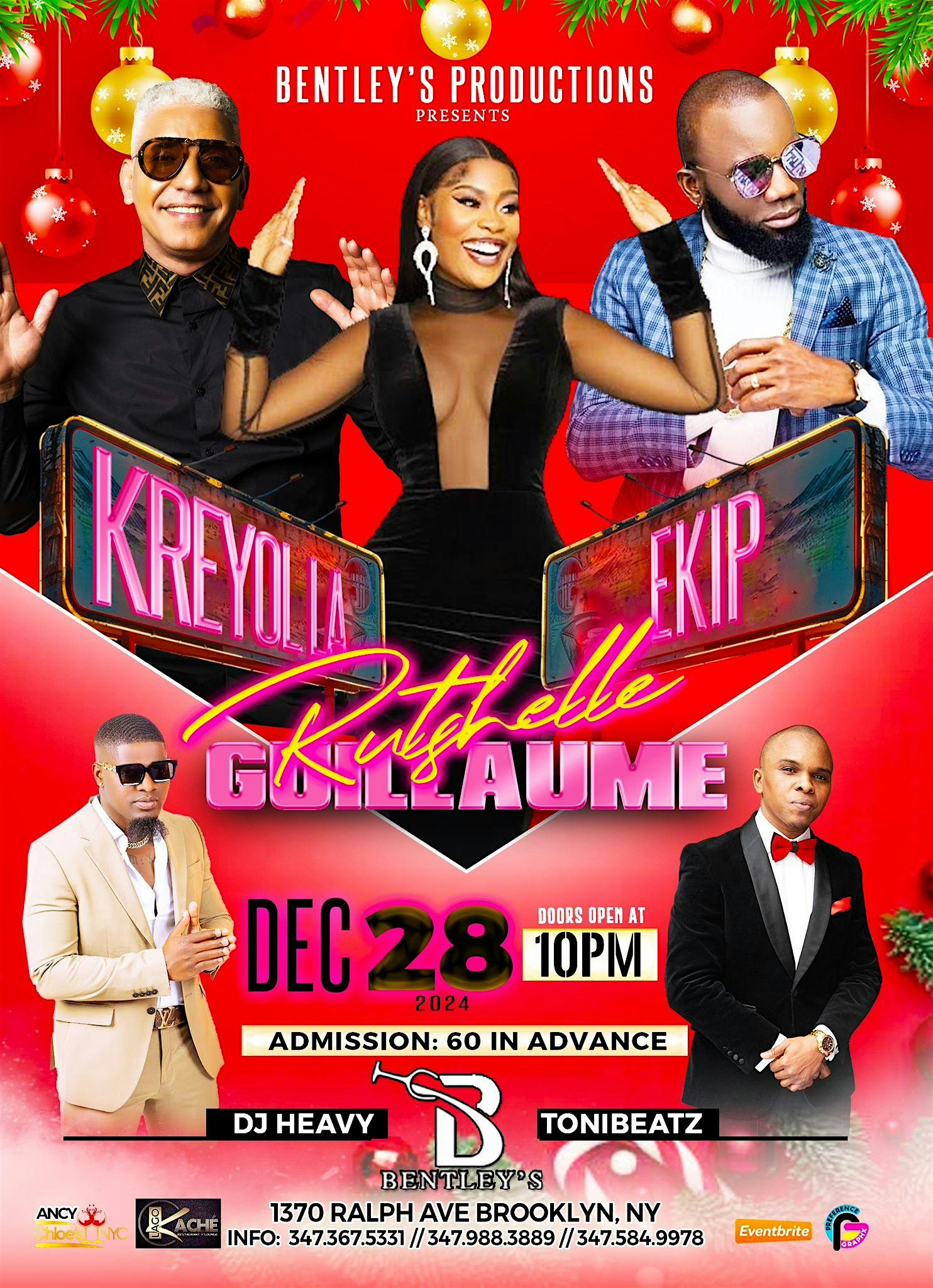 Kreyol La, Rutshelle & Ekip Live at Bentley’s – Brooklyn, NY