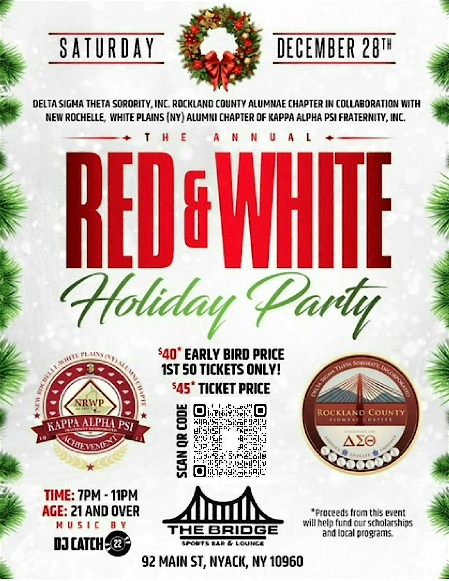 Annual Red & White Holiday Party – Nyack, NY