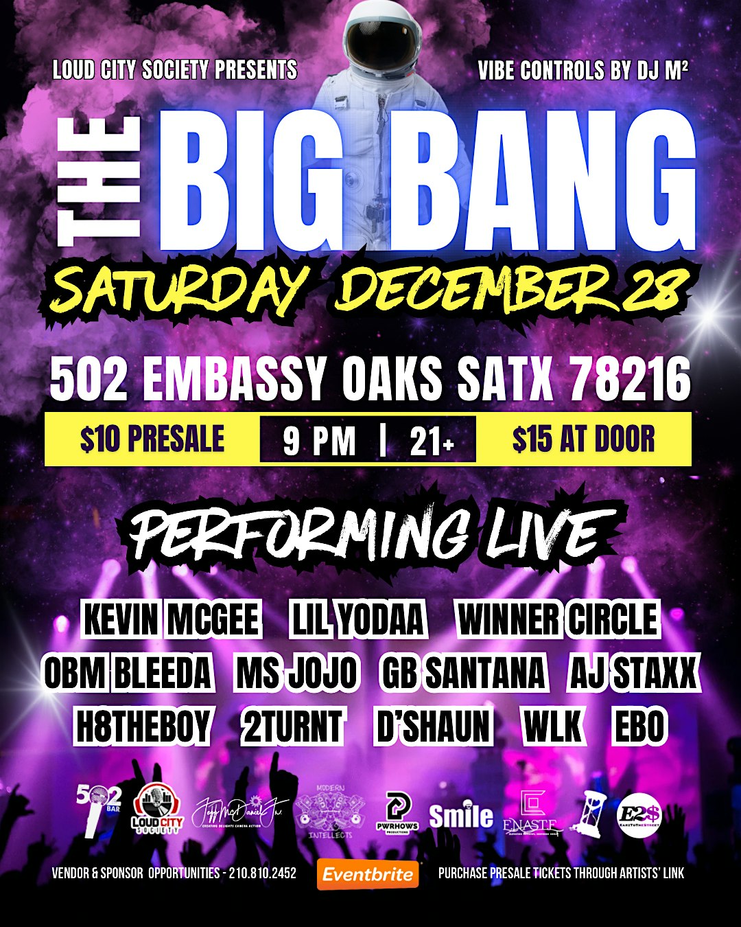 The Big Bang Feat. Ms. JoJo – San Antonio, TX