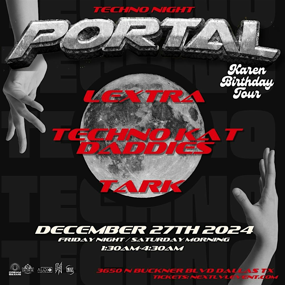 Portal After Hours – December 27th – Techno – Dallas, TX