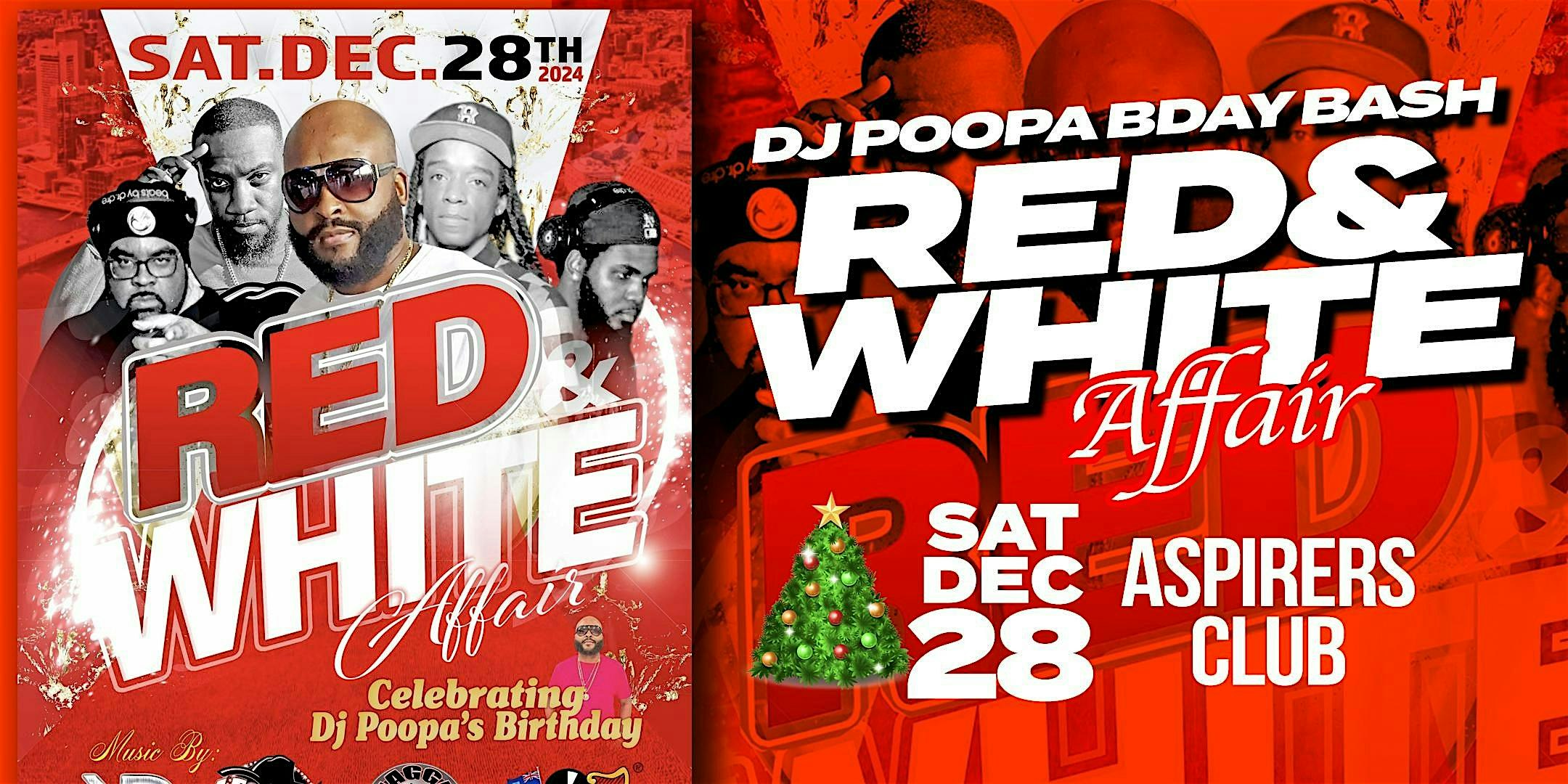 Red and White Affair : DJ Poopa BDay Bash at Aspirers Boston – Boston, MA