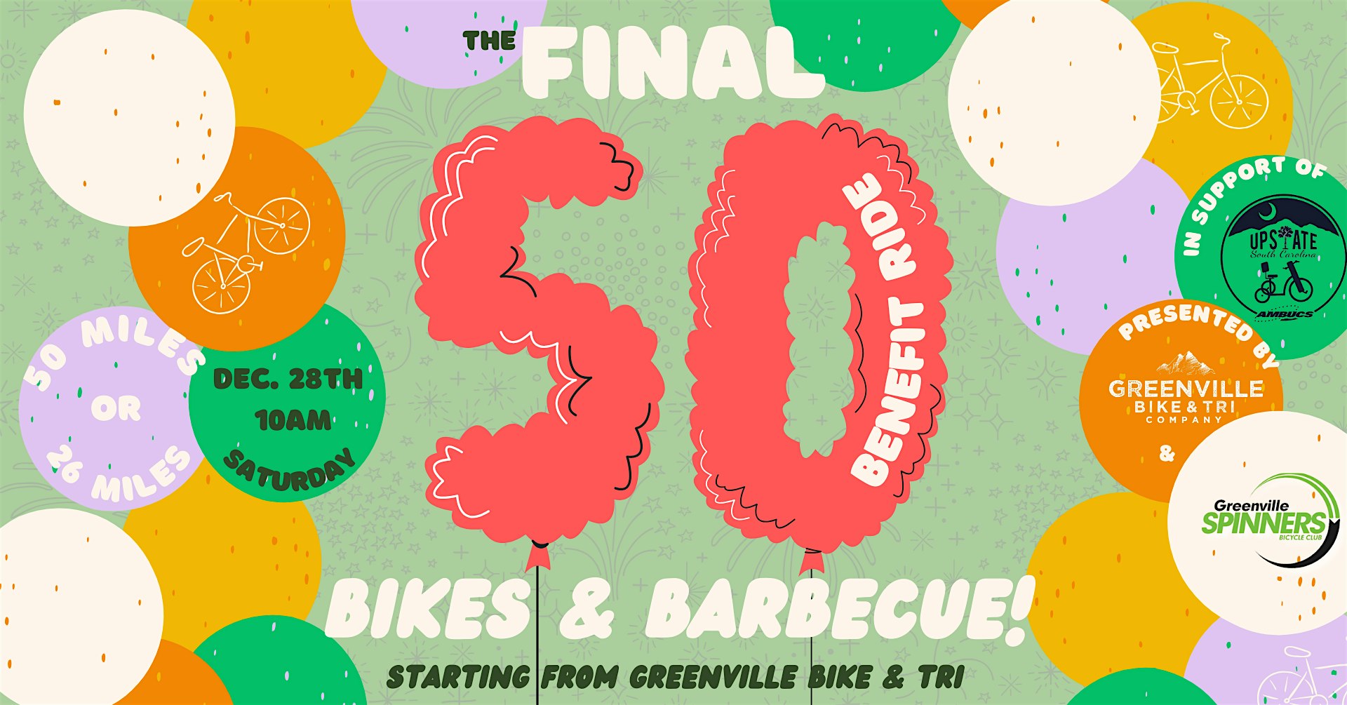 Final Fifty Ride 2024 – Greenville, SC