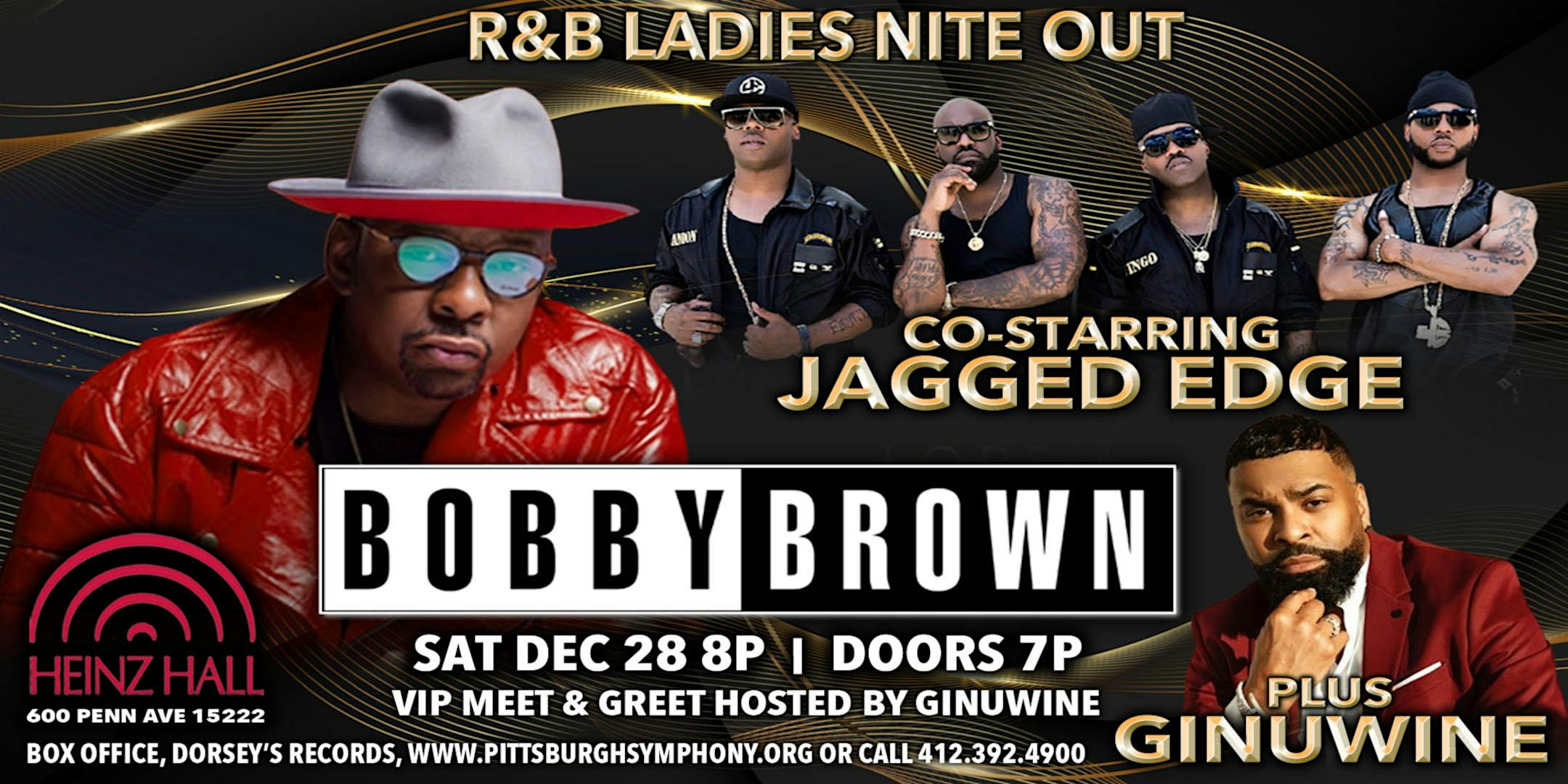 R&B Ladies Nite Out w/ BOBBY BROWN Concert & Bus Ride – Youngstown – Pittsburgh, PA