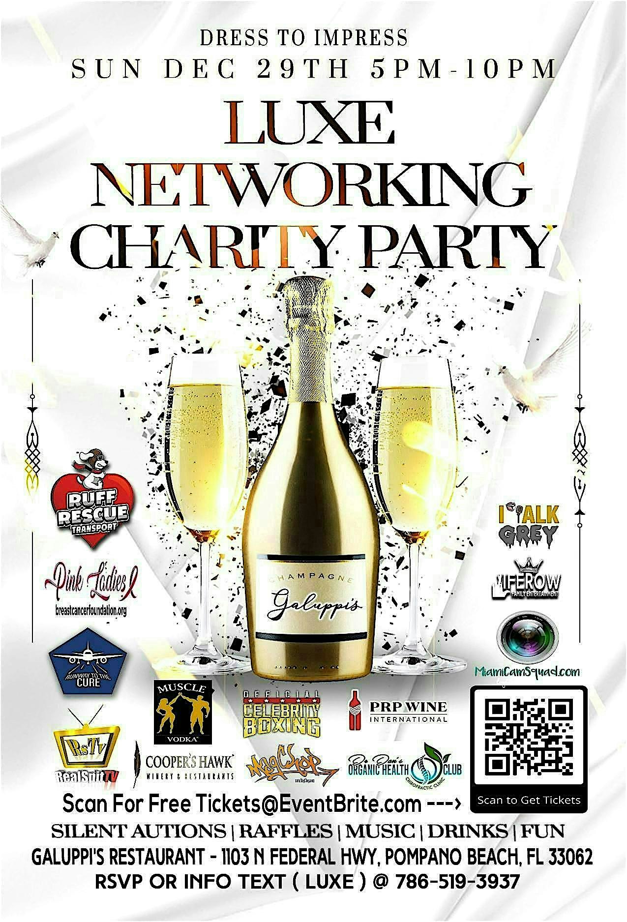 Luxe Networking Charity Party – Pompano Beach, FL