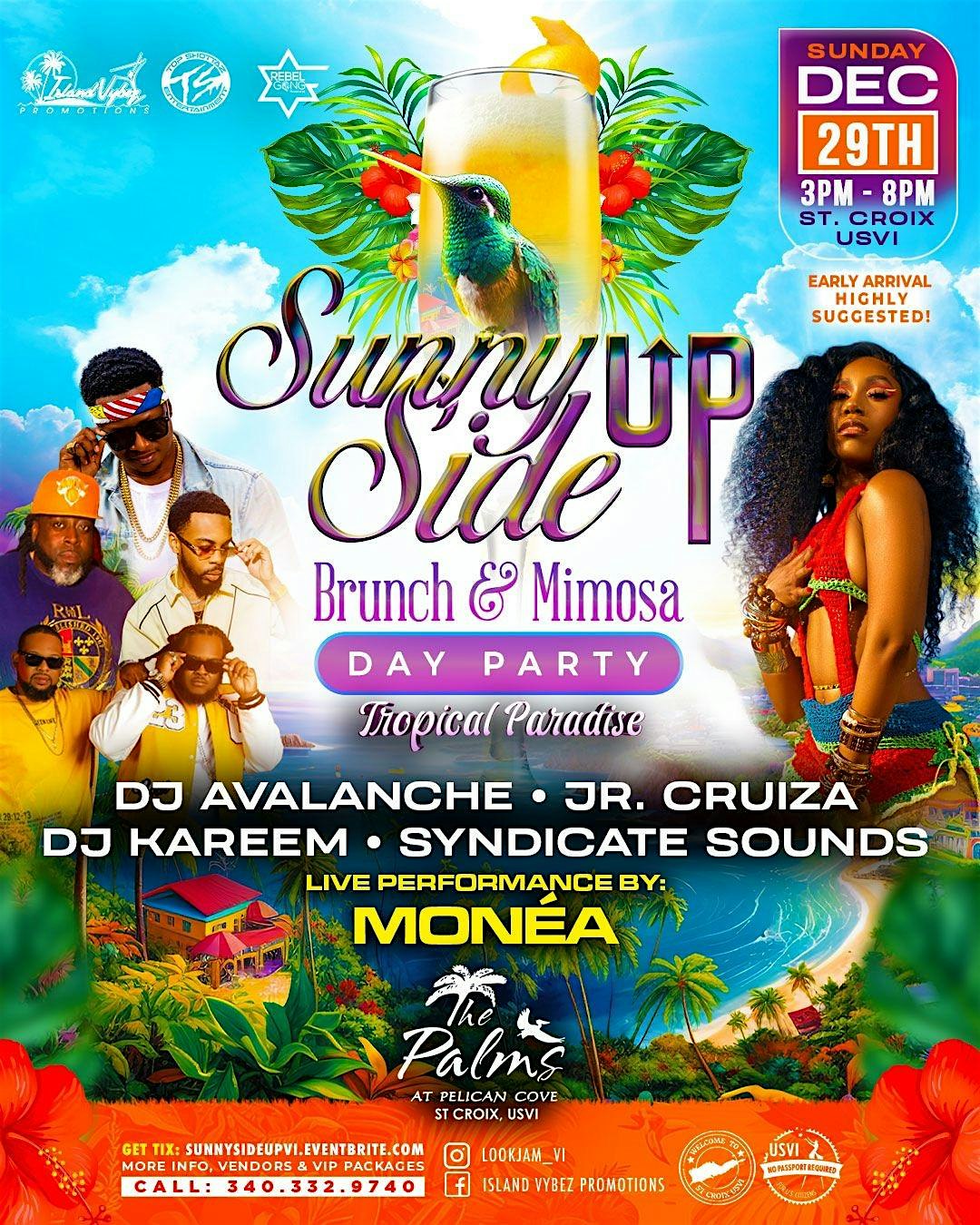 Sunny Side UP- Brunch and Mimosa Day Party (Tropical Paradise) – christiansted, St Croix