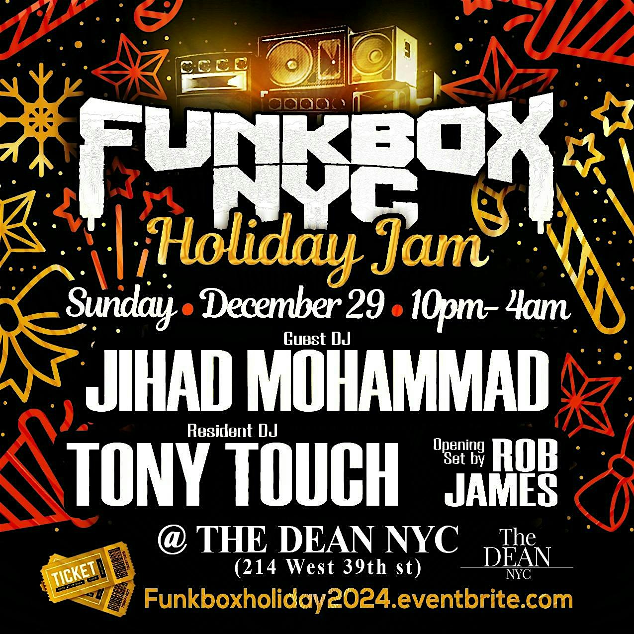 FUNKBOX HOLIDAY JAM – New York, NY