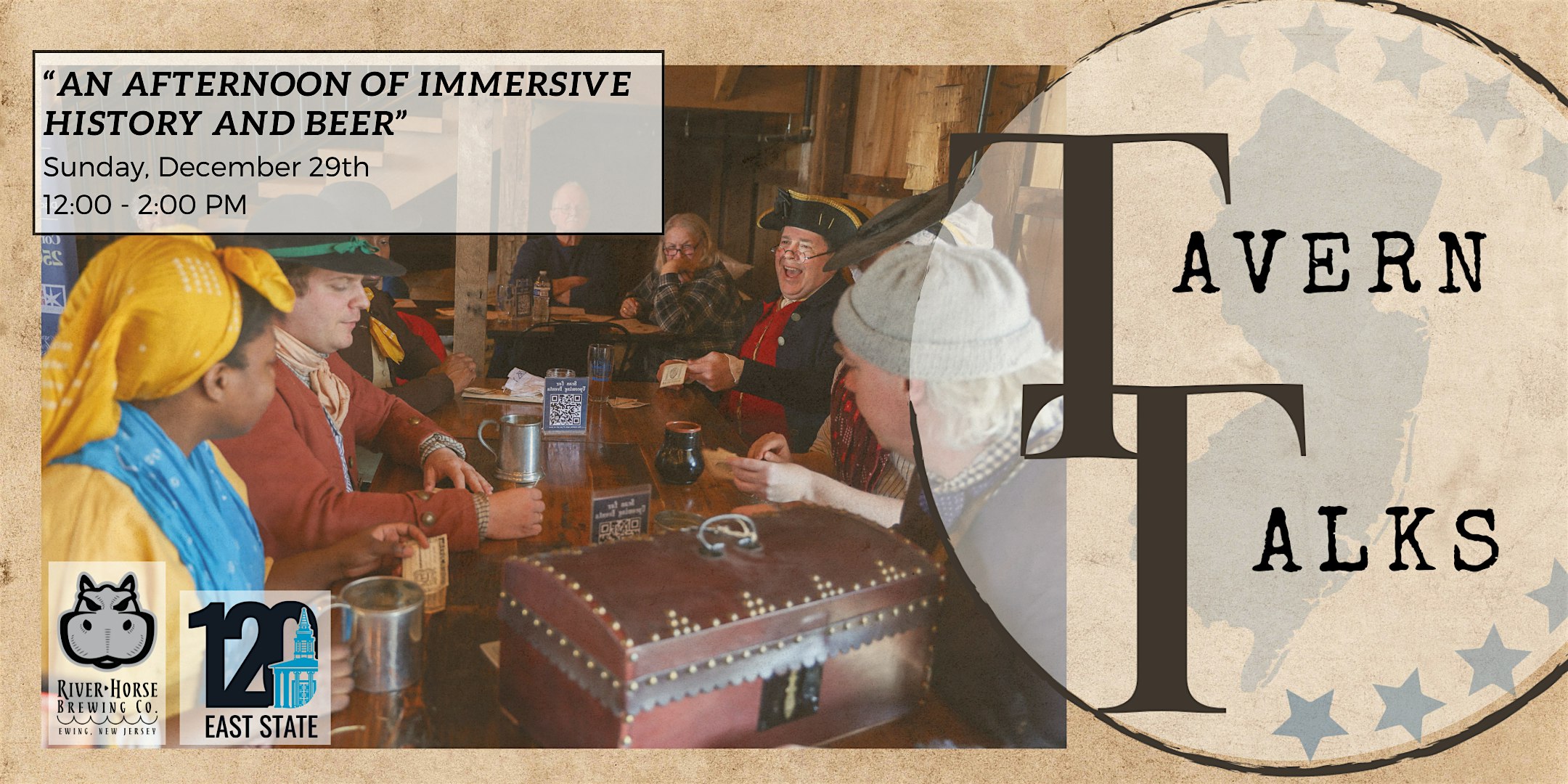 Tavern Talks at 120 East State Featuring River Horse Brewing Co. – Trenton, NJ