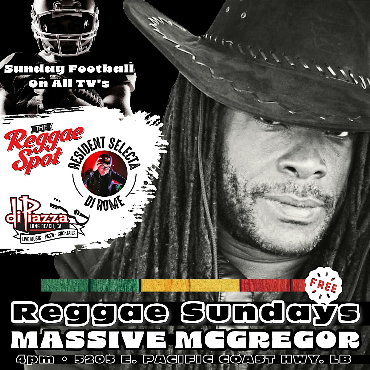 Reggae Sundays Presents: Massive McGregor – Long Beach, CA