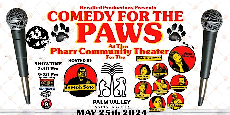 Comedy For The Paws Comedy For The Paws – Brownsville, TX