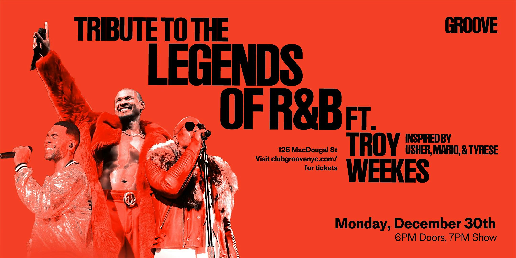 Tribute to the Legends of RnB – New York, NY