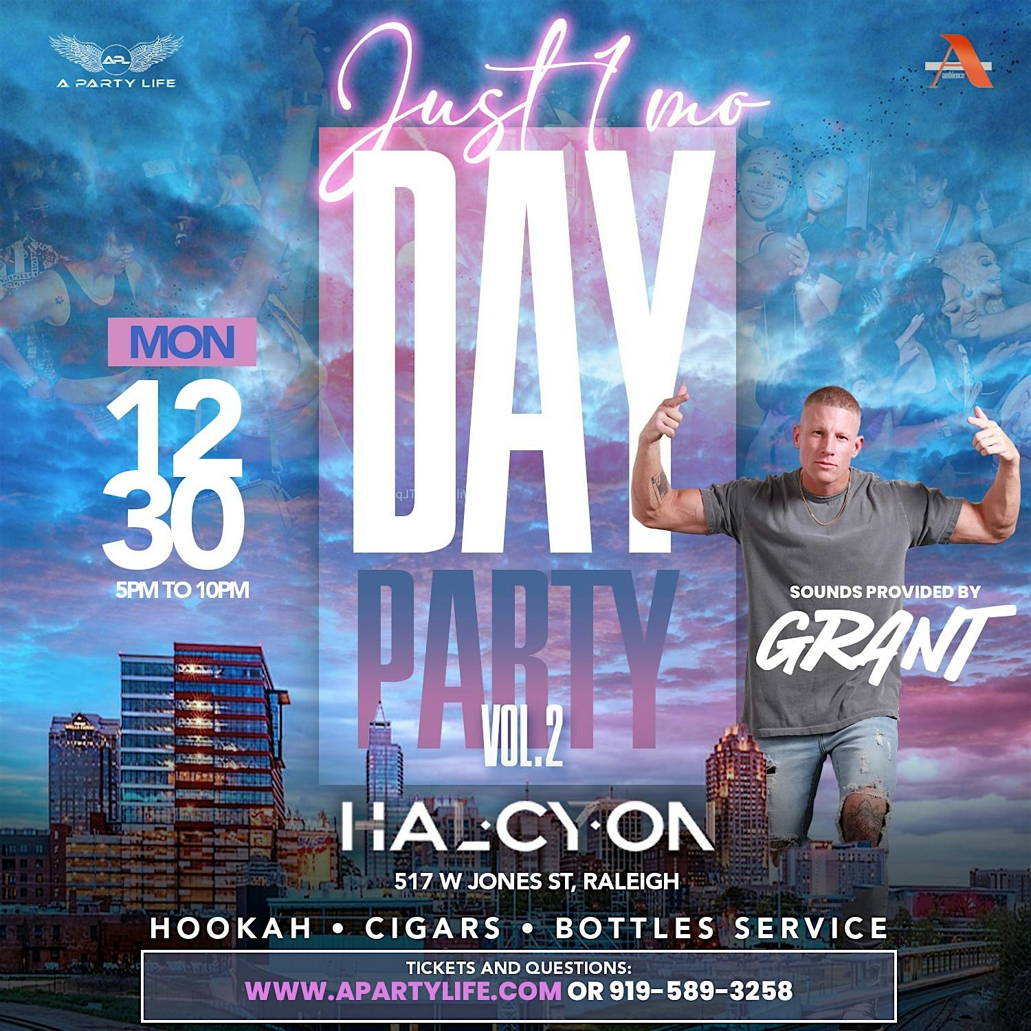 Just One Mo Day Party… Let’s gooo! Volume II – Raleigh, NC