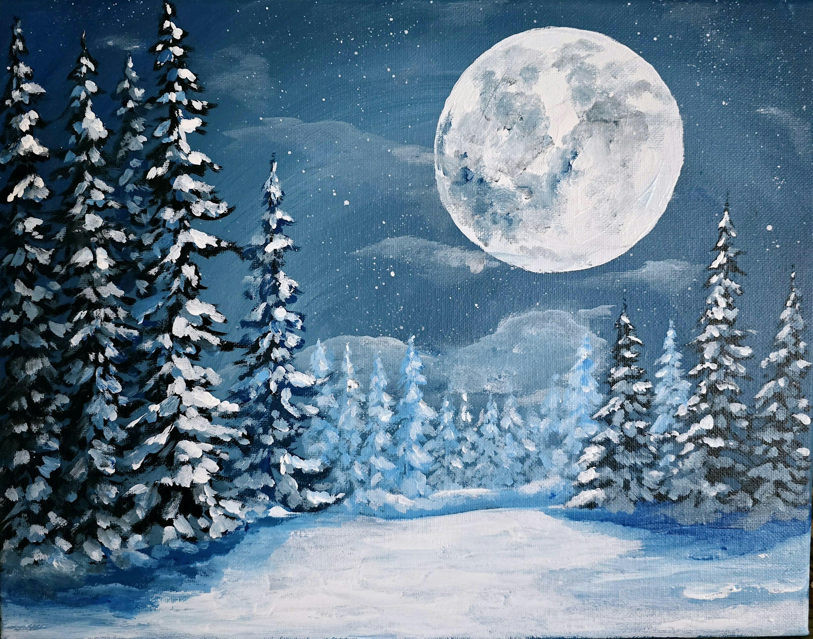 Winter Night **PAINT AND SIP** – Monroe, WA