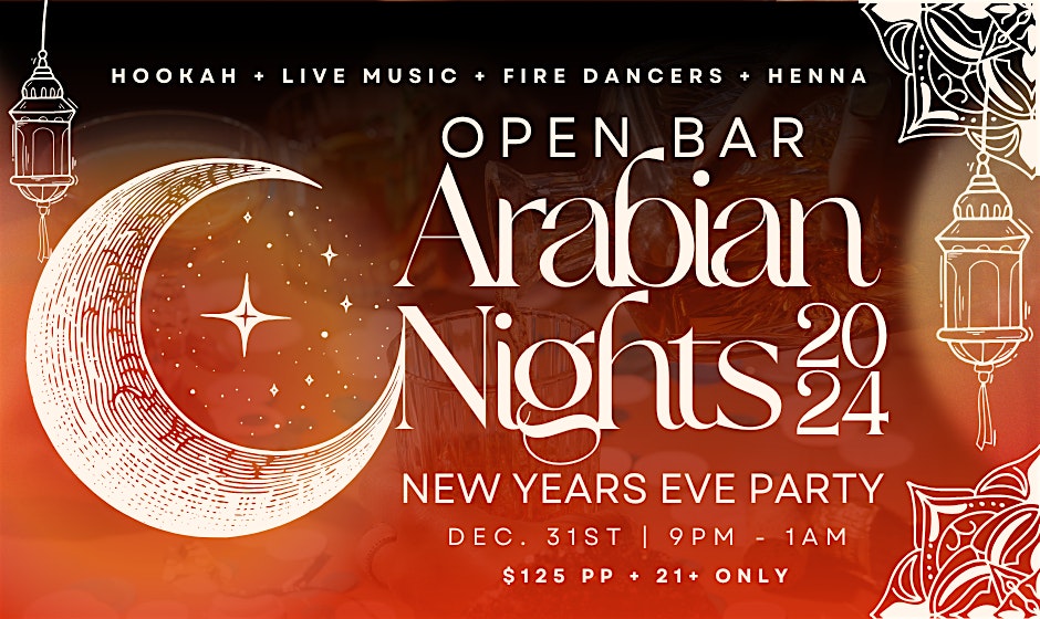 Arabian Nights NYE PARTY – Savannah, GA