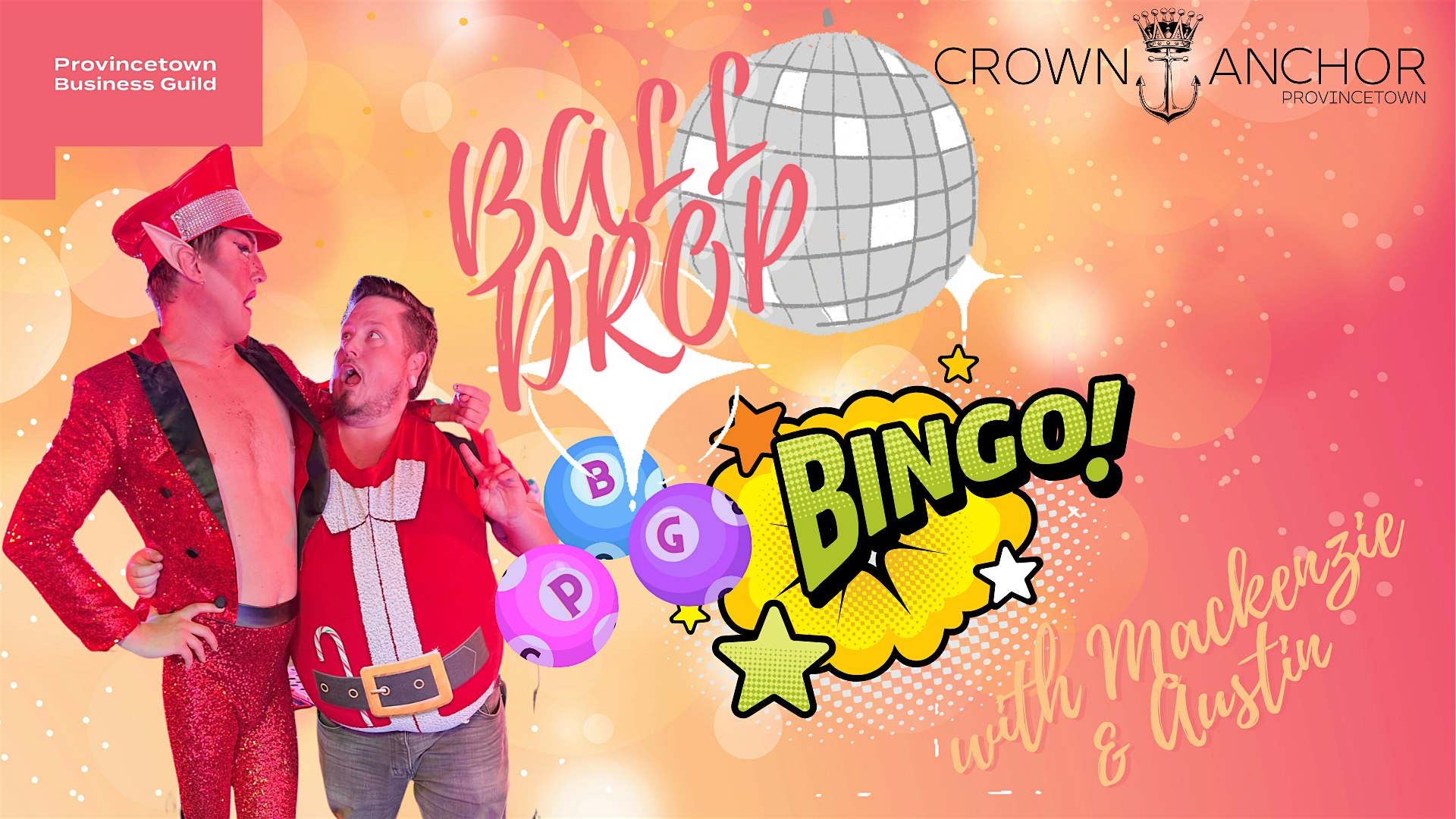 Ball Drop Bingo hosted by Austin & Mackenzie – Provincetown, MA