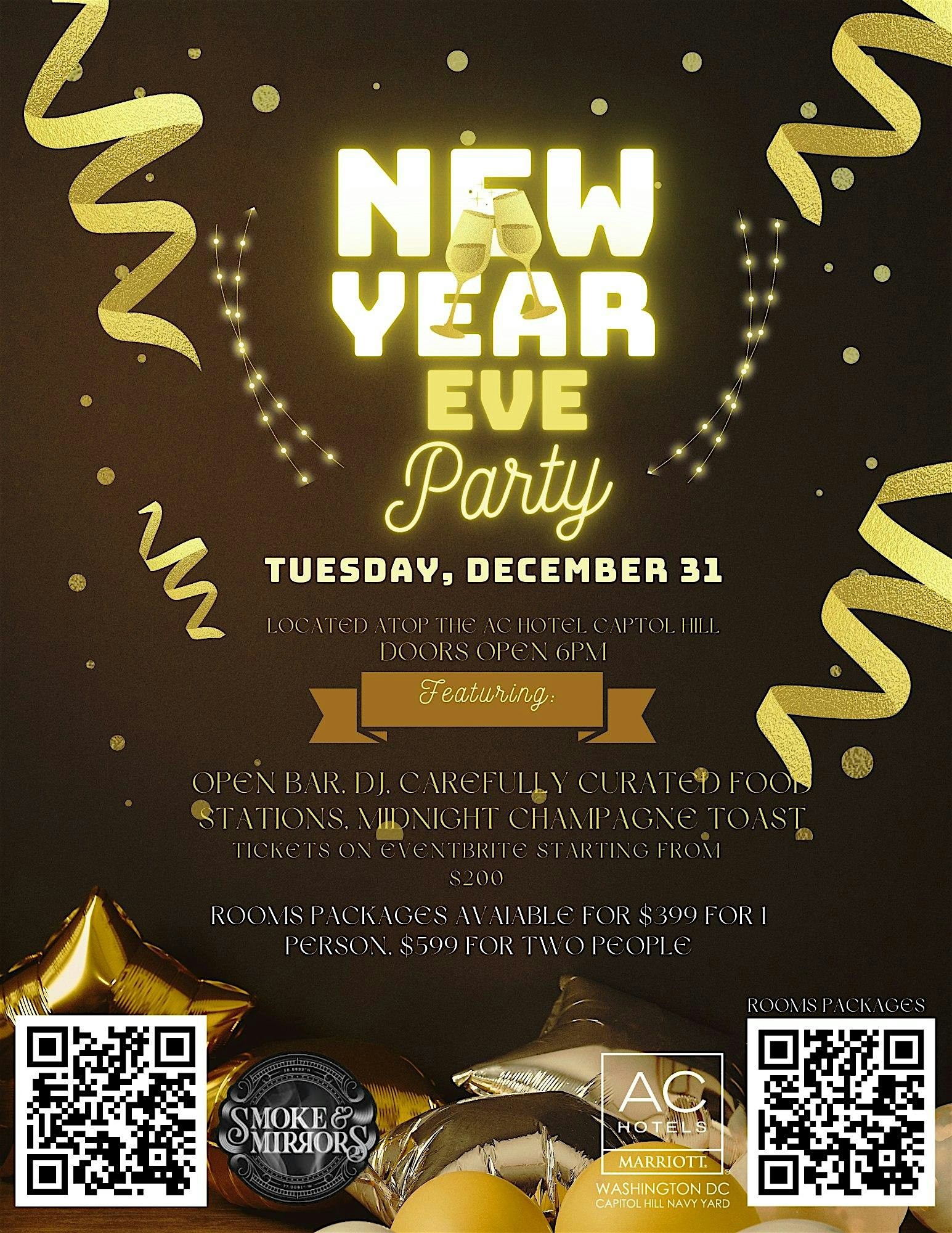 NYE at SMOKE & MIRRORS – Washington, DC