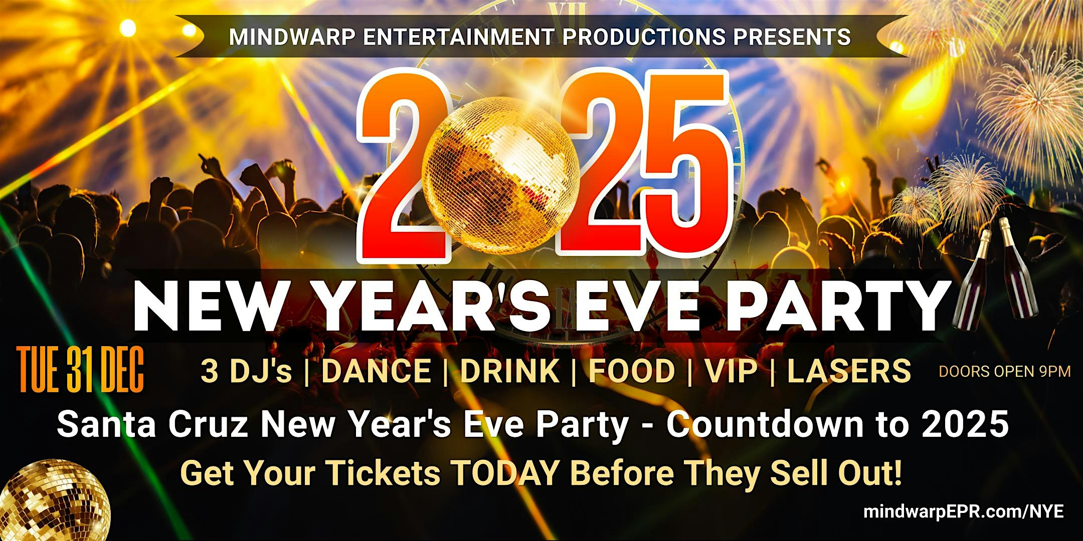 New Year’s Eve Santa Cruz Galactic Ball – Get tickets SantaCruzTickets.com – Santa Cruz, CA