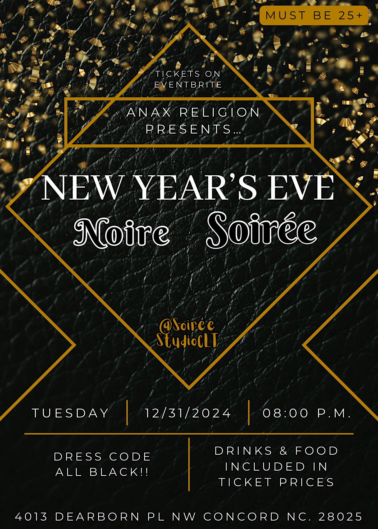 New Years Eve Black Excellence Affair – Concord, NC