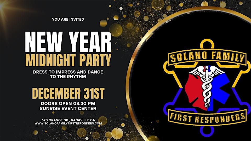 2025 New Year’s Eve Party – Vacaville, CA