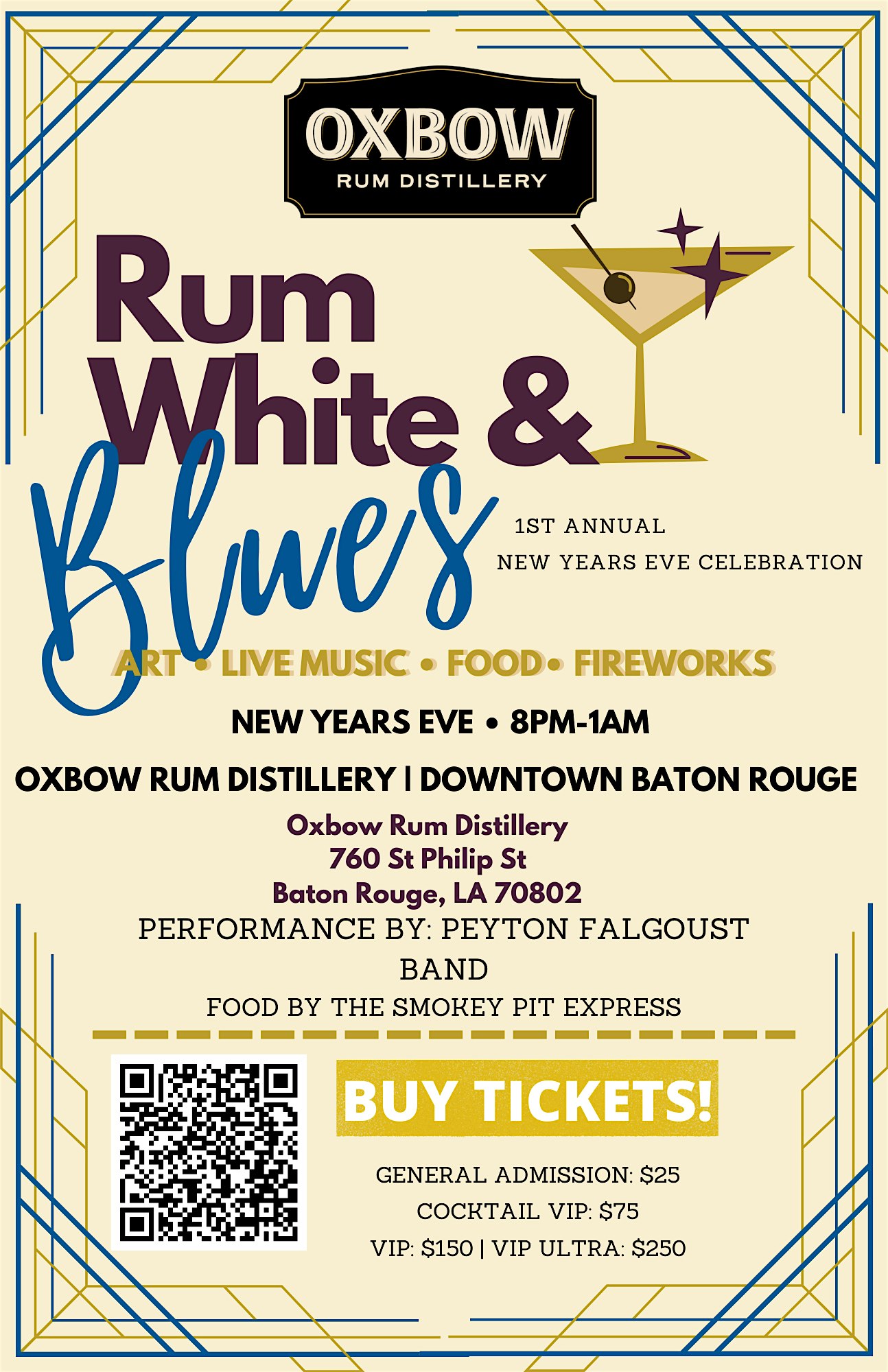 Rum, White, & Blues – Baton Rouge, LA