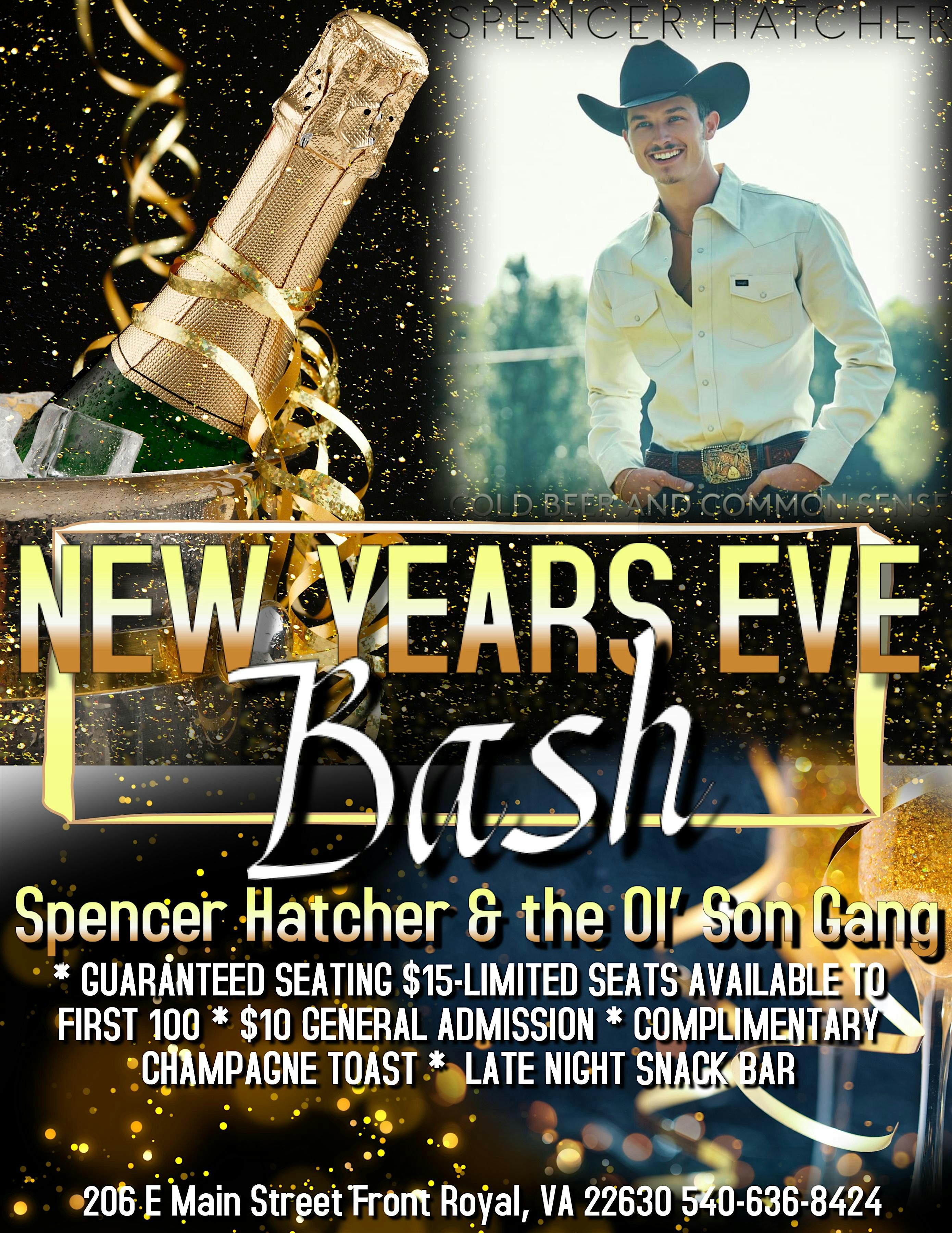 New Years Eve w/ Spencer Hatcher & the Ol Son Gang – Front Royal, VA