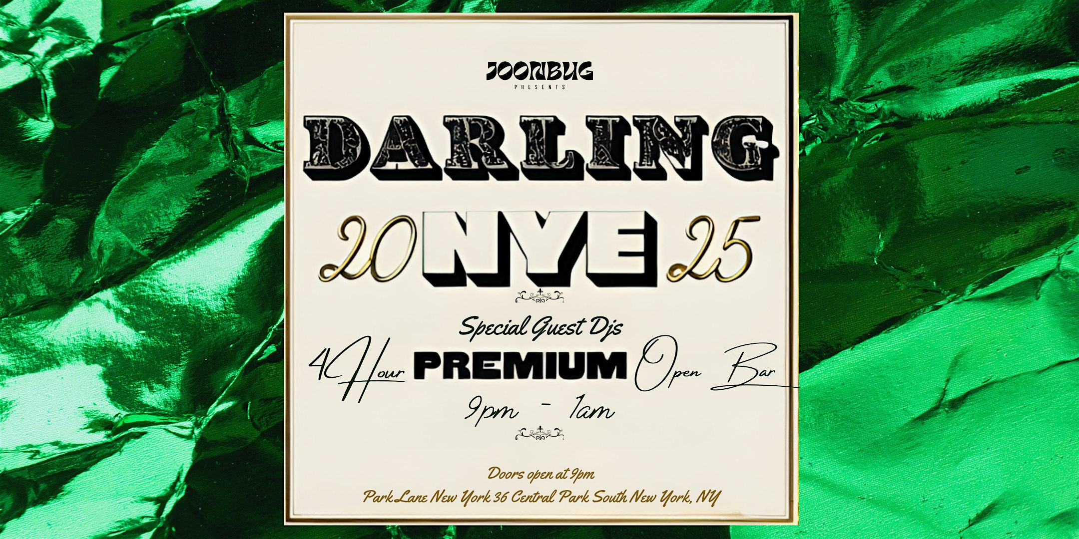 Darling Rooftop New Years Eve Party 2025 – New York, NY