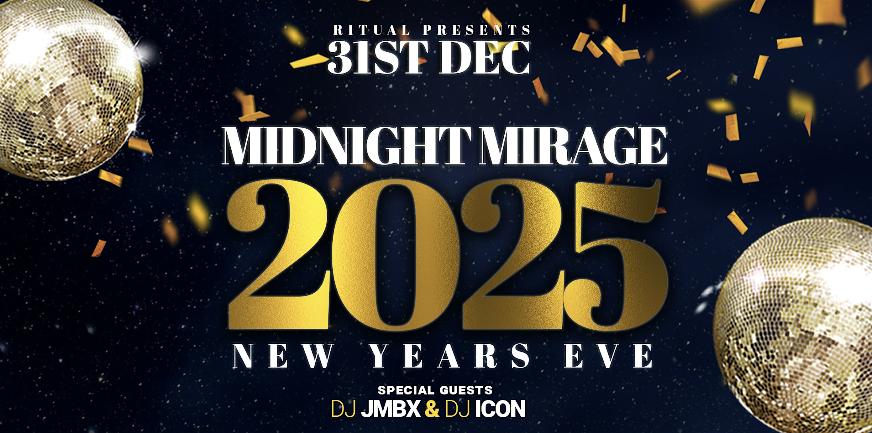 RITUAL’S Midnight Mirage NYE Party – Charleston, SC